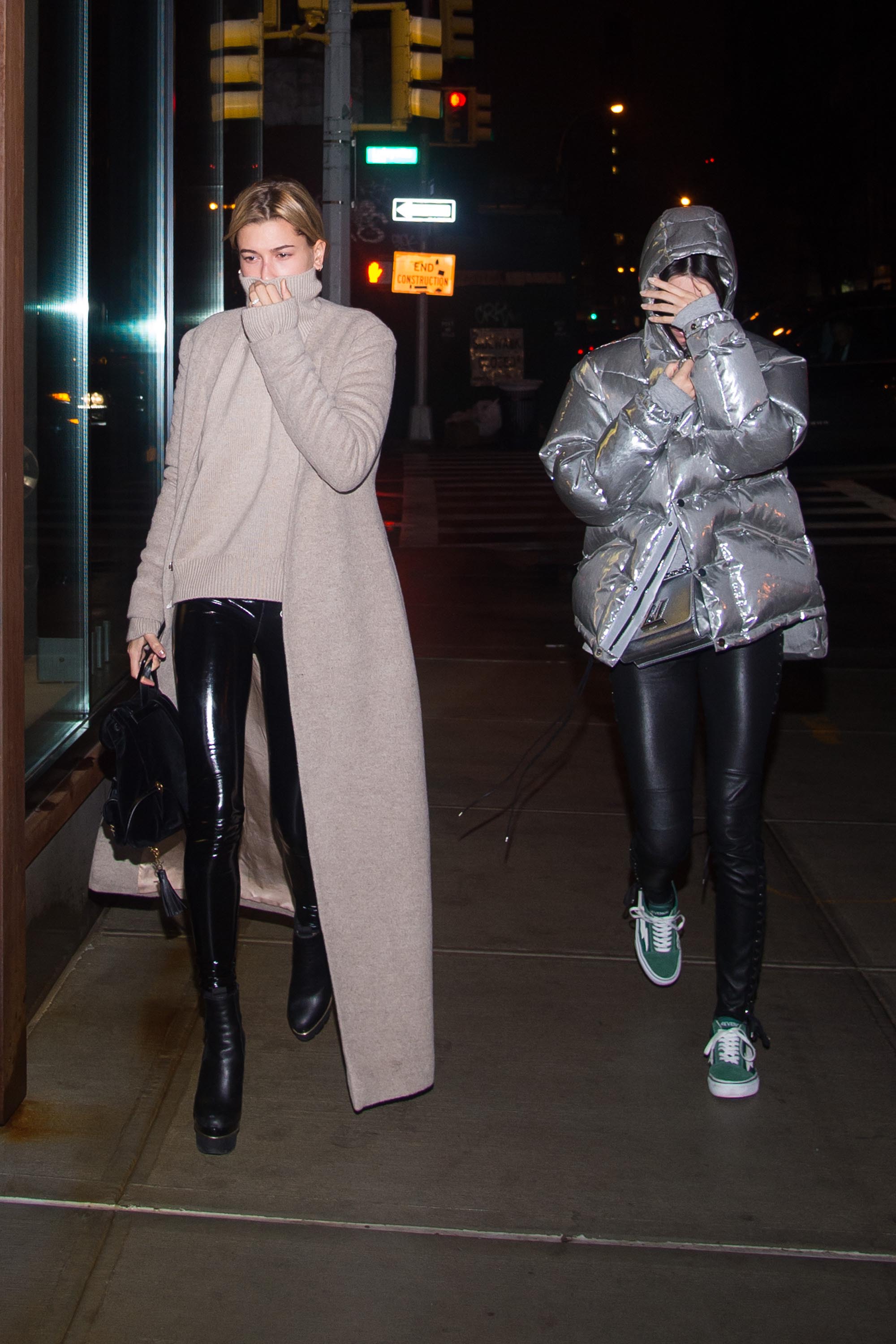 Kendall Jenner & Hailey Baldwin out for lunch