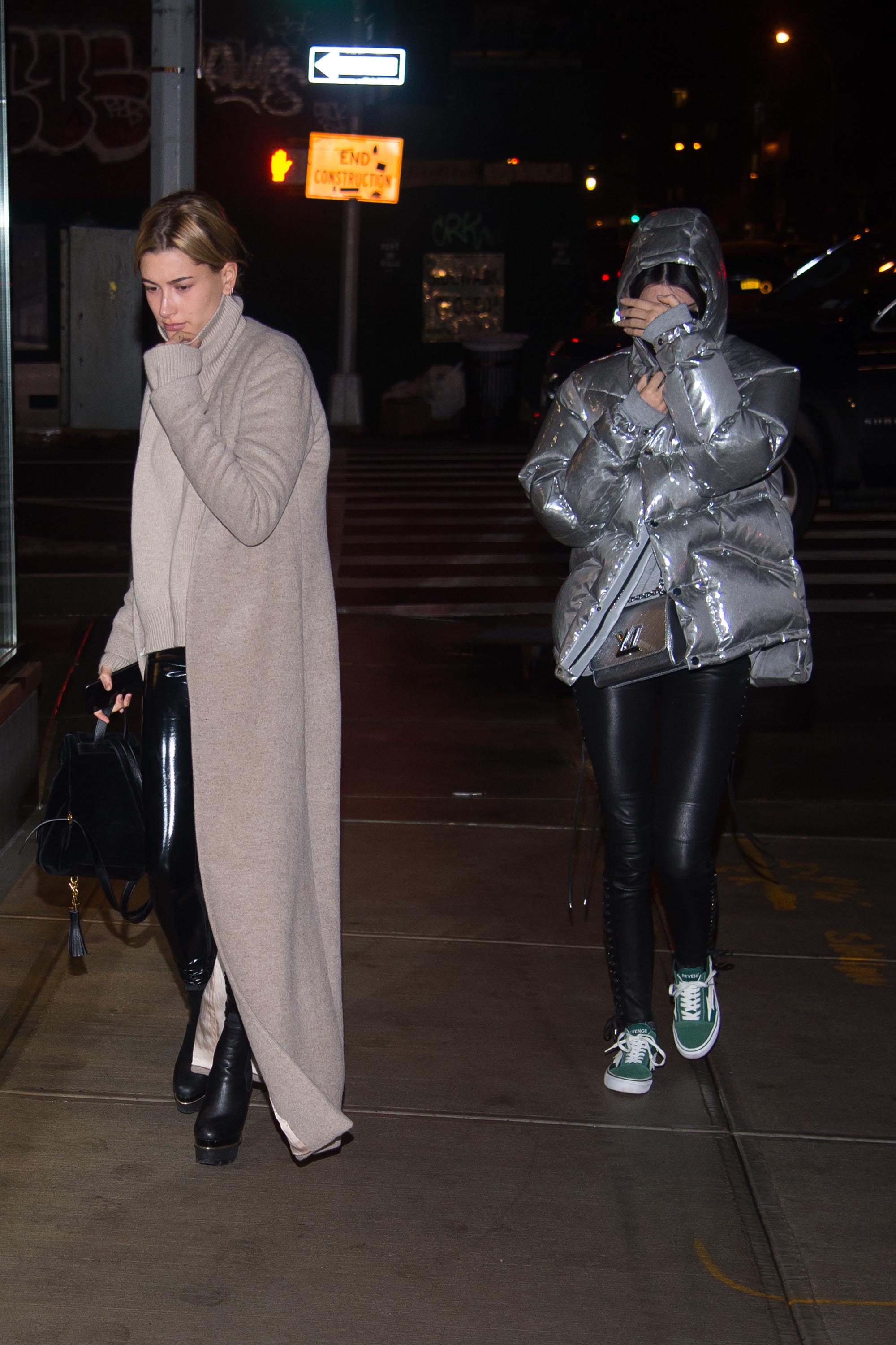 Kendall Jenner & Hailey Baldwin out for lunch