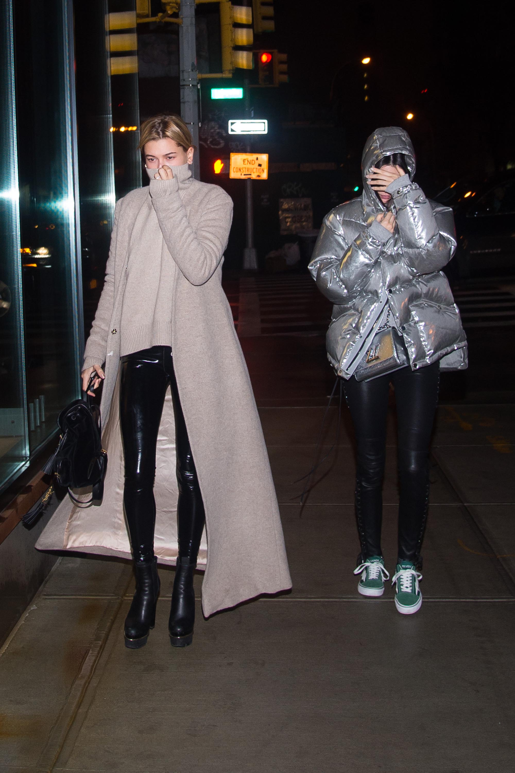 Kendall Jenner & Hailey Baldwin out for lunch