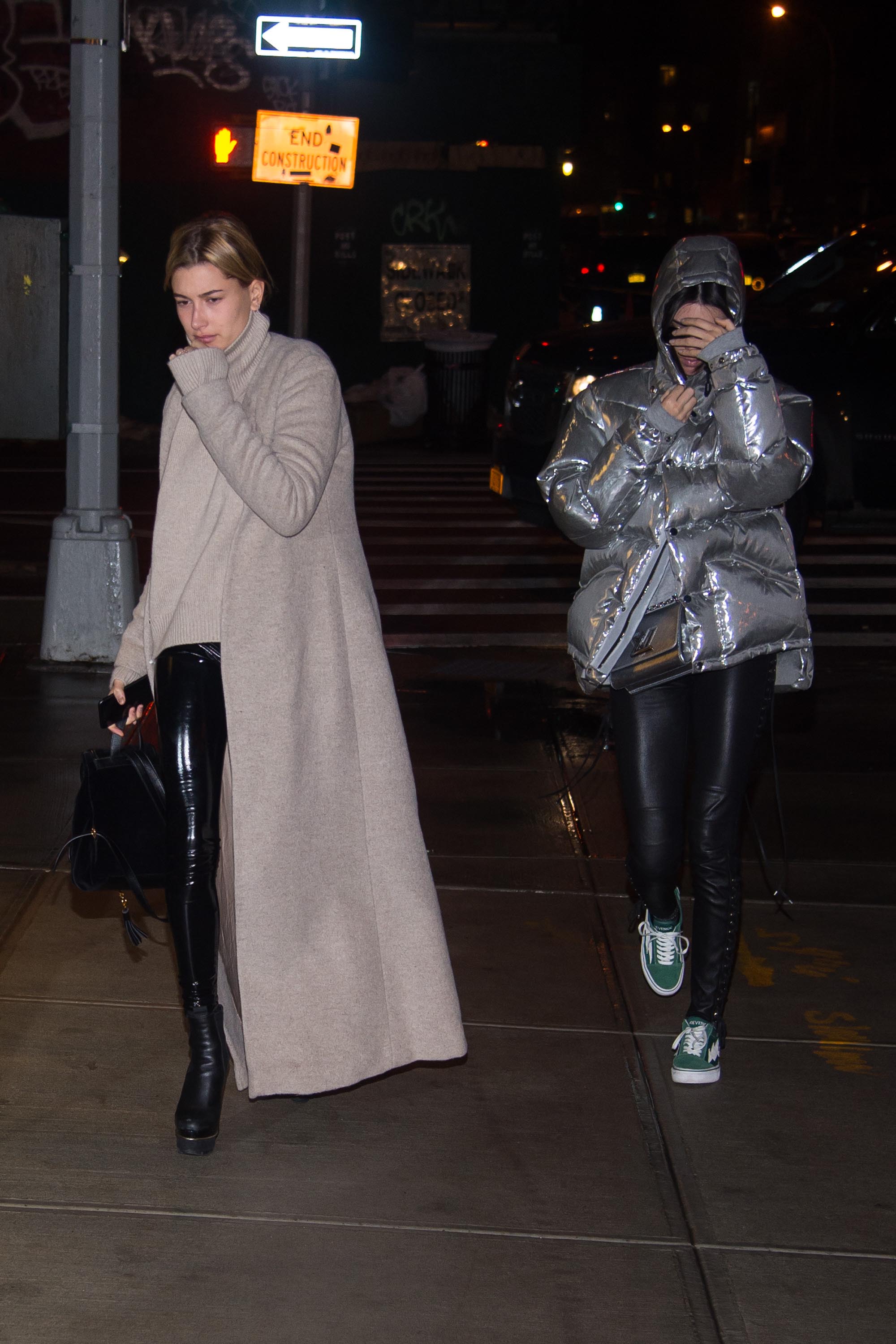 Kendall Jenner & Hailey Baldwin out for lunch