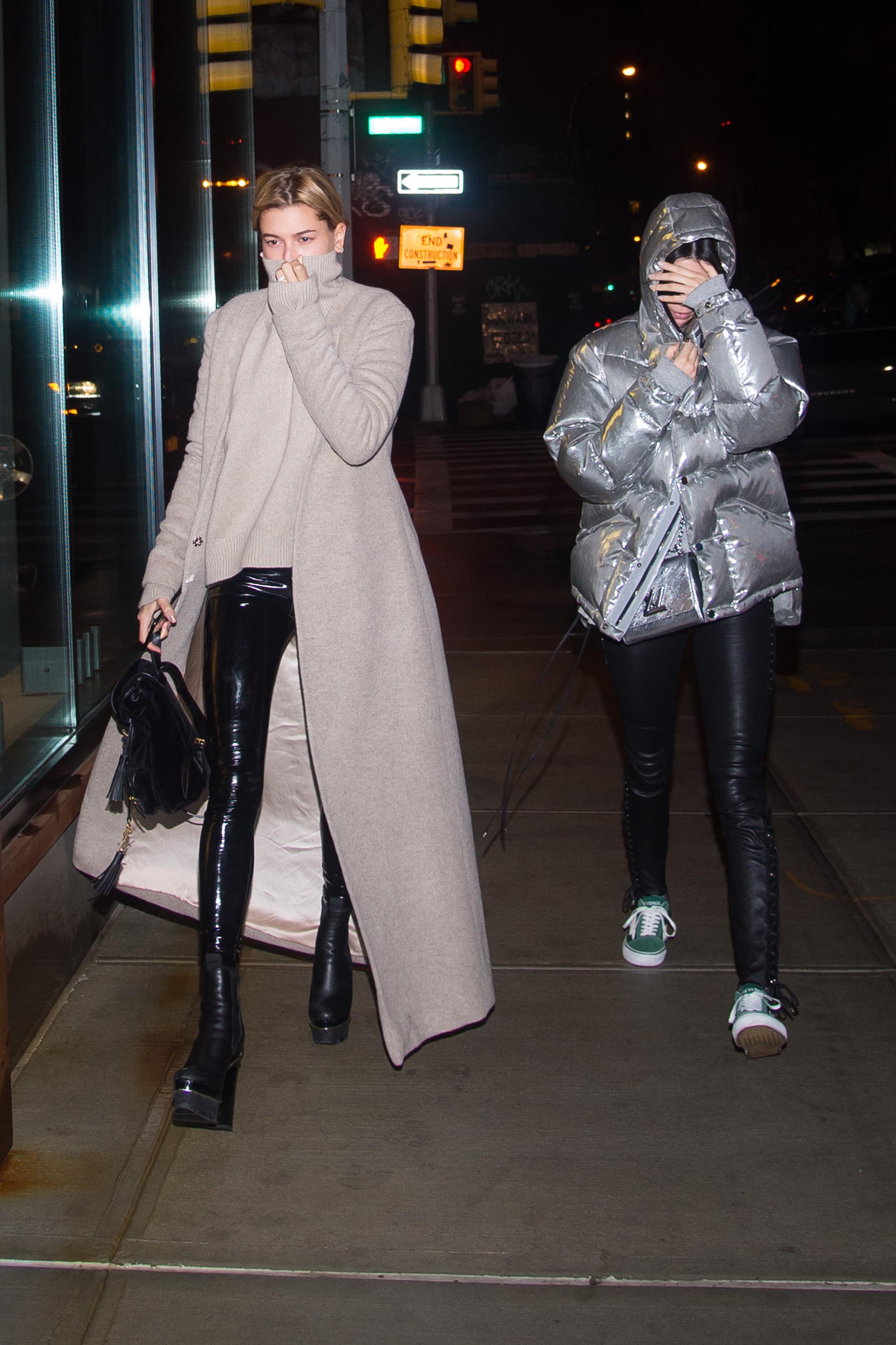 Kendall Jenner & Hailey Baldwin out for lunch