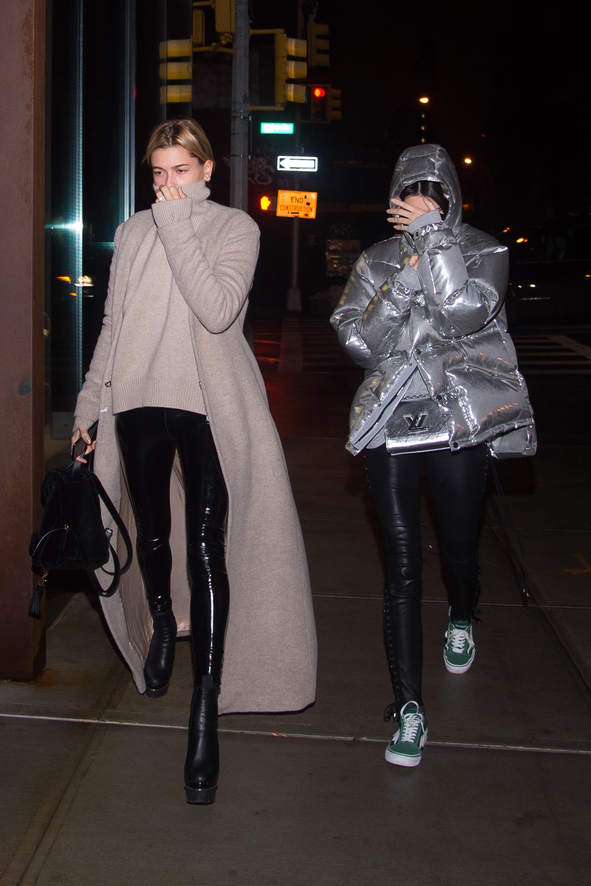 Kendall Jenner & Hailey Baldwin out for lunch