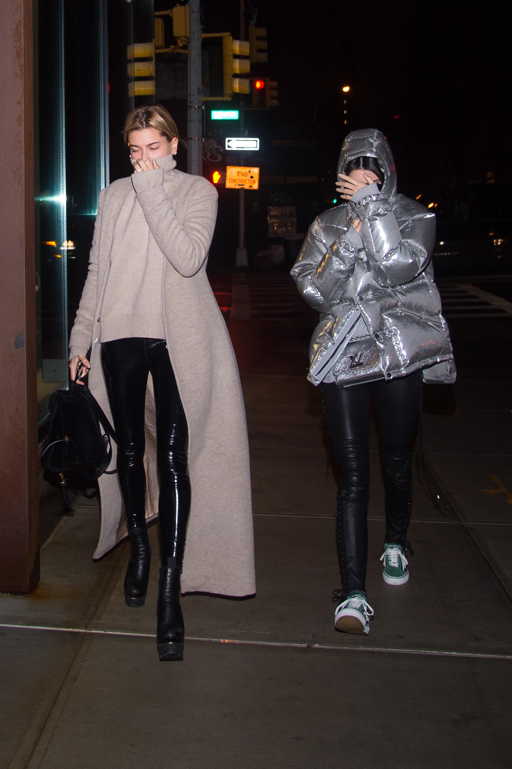 Kendall Jenner & Hailey Baldwin out for lunch