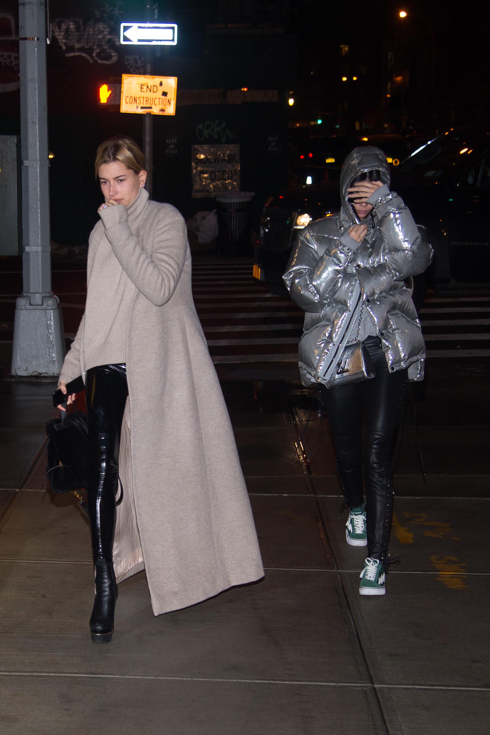 Kendall Jenner & Hailey Baldwin out for lunch