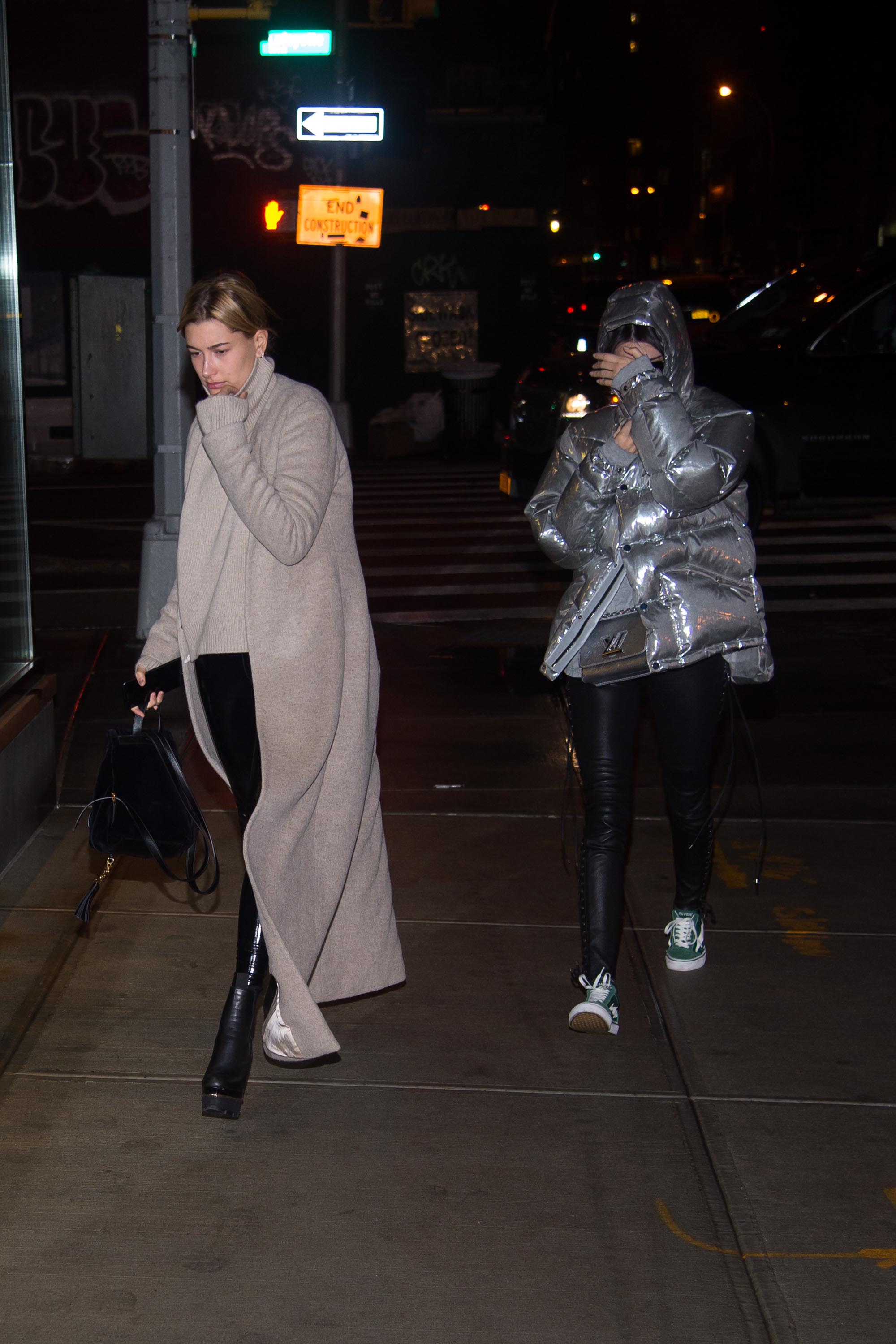 Kendall Jenner & Hailey Baldwin out for lunch