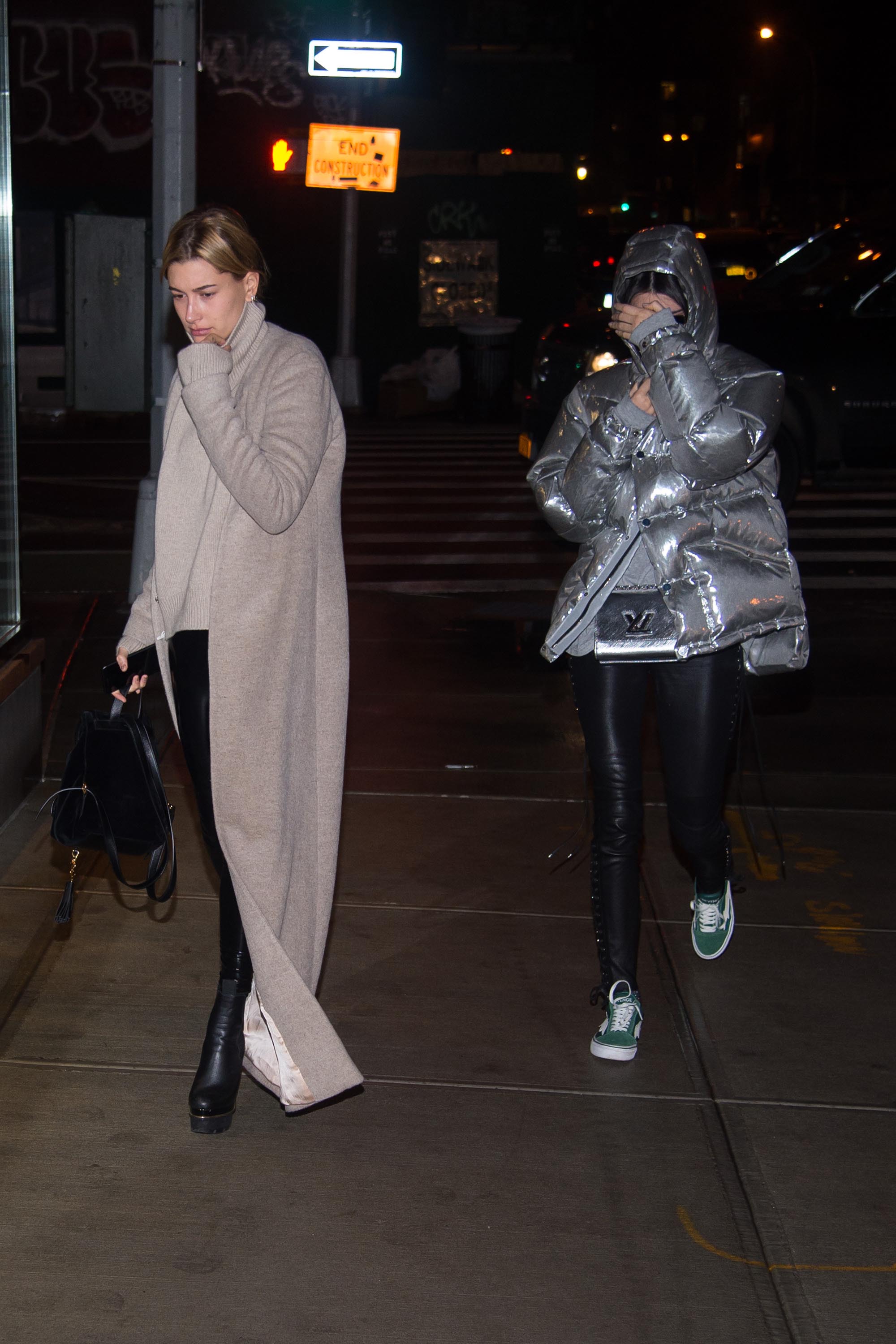 Kendall Jenner & Hailey Baldwin out for lunch