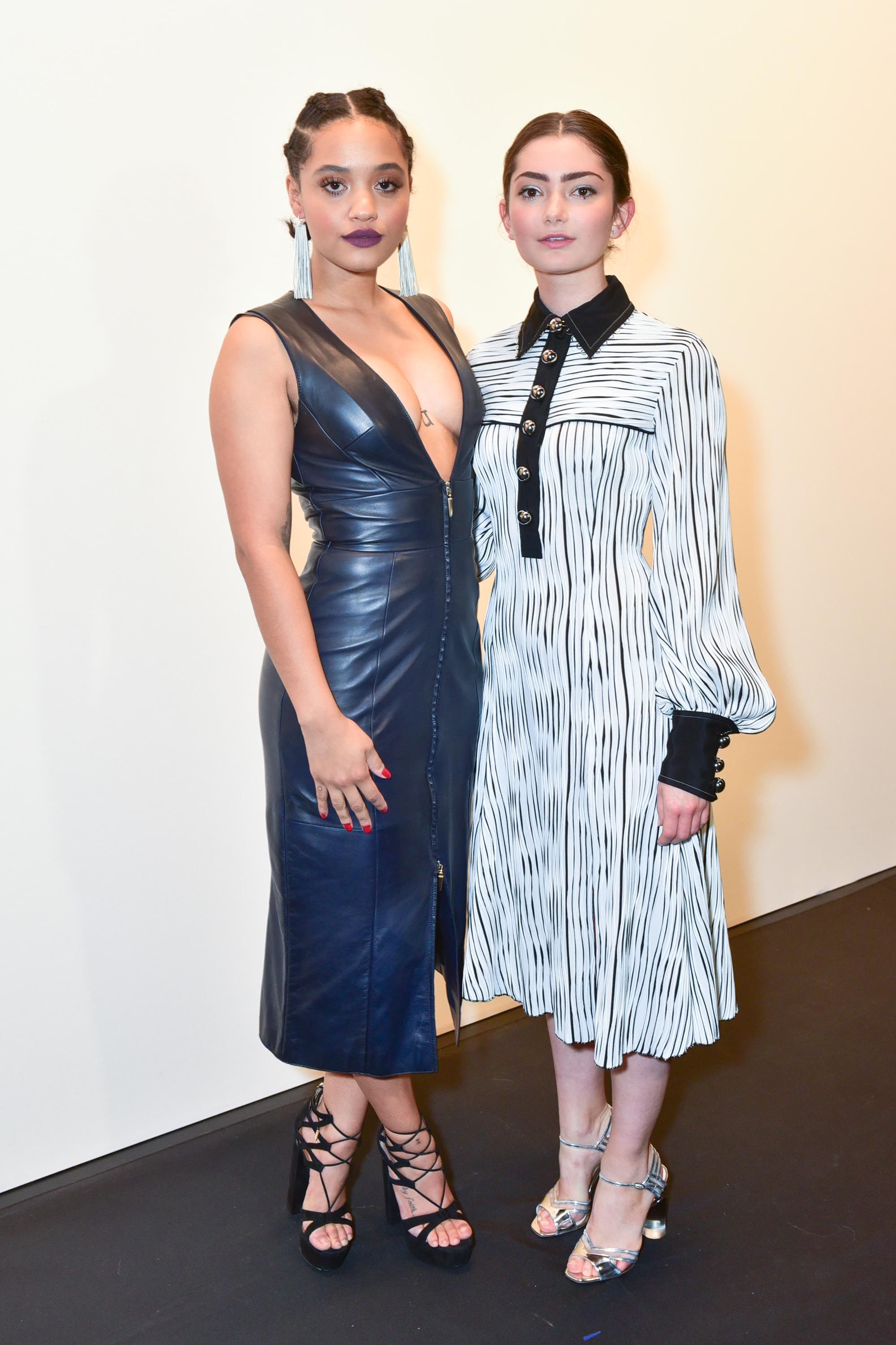 Kiersey Clemons attends the Prabal Gurung show