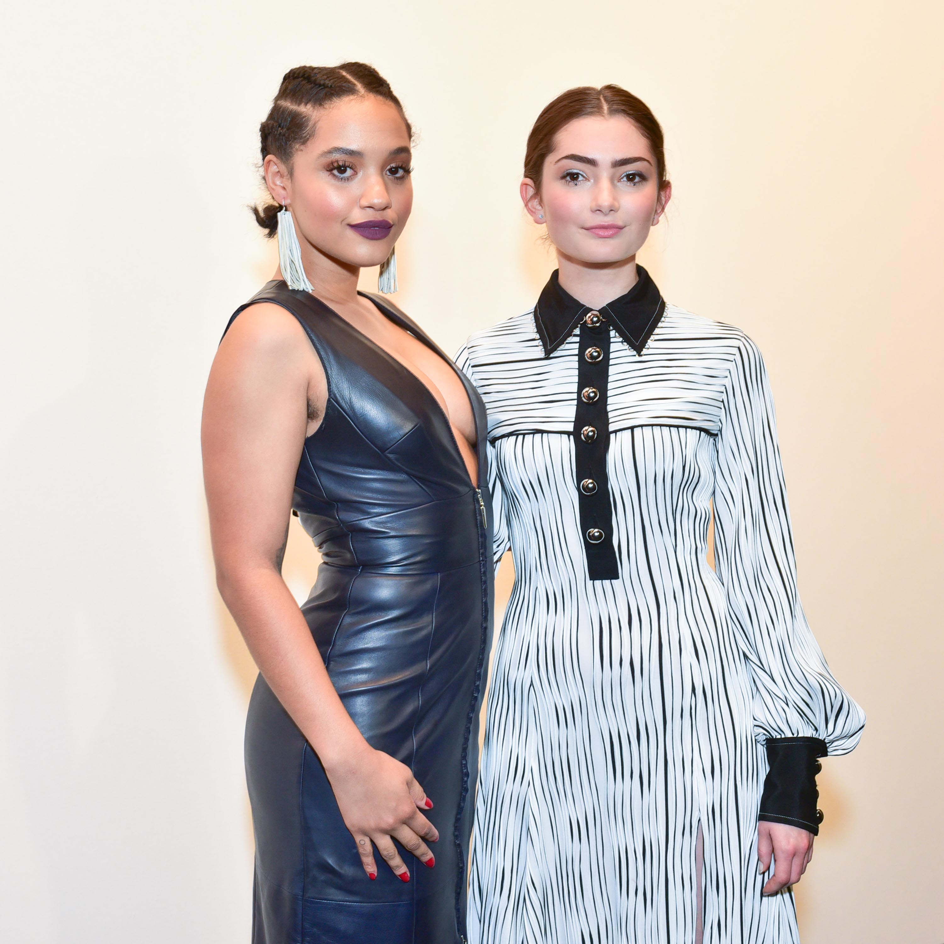 Kiersey Clemons attends the Prabal Gurung show