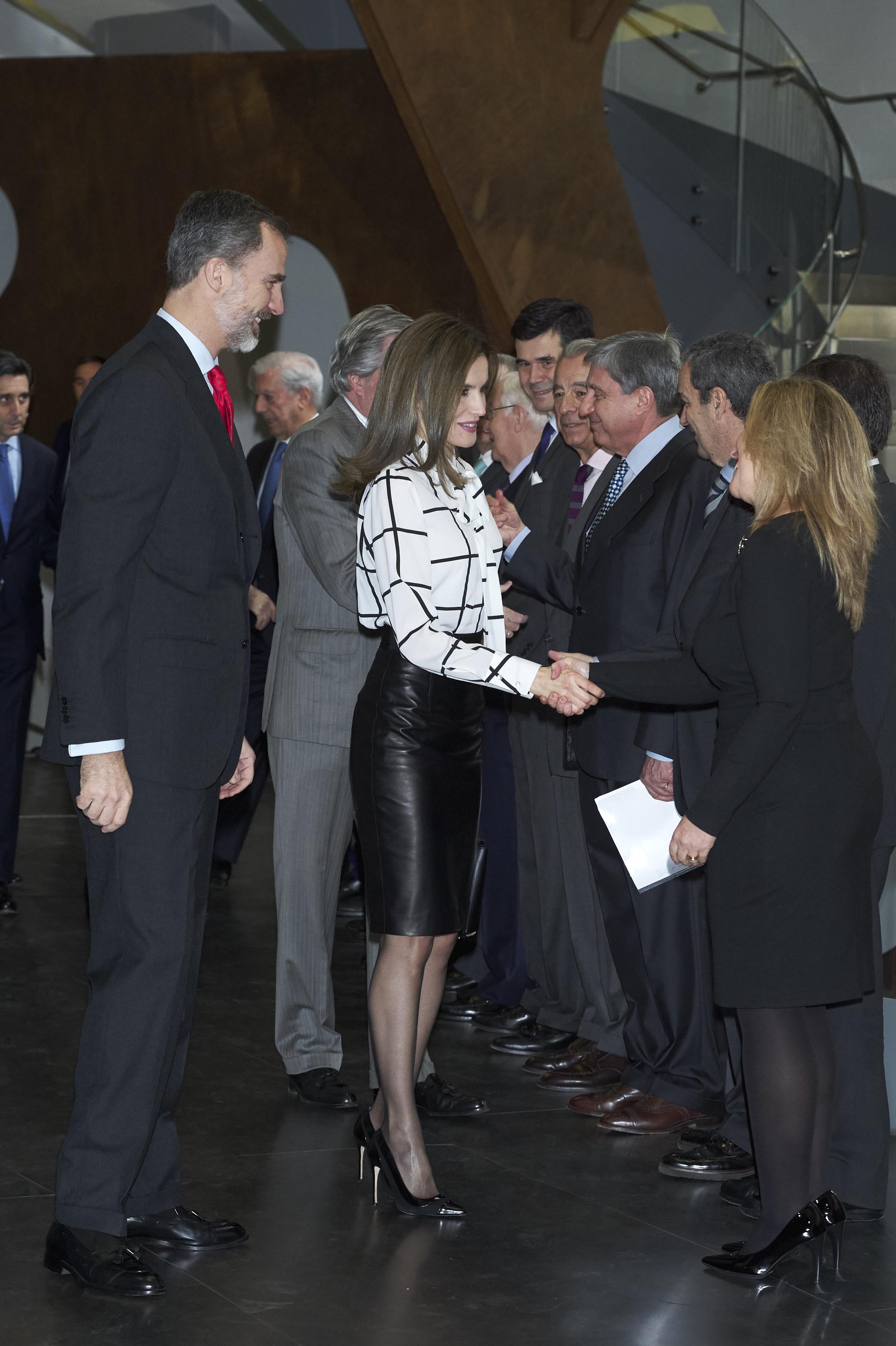 Queen Letizia of Spain attends the ‘El Valor Economico del Espanol’ conference