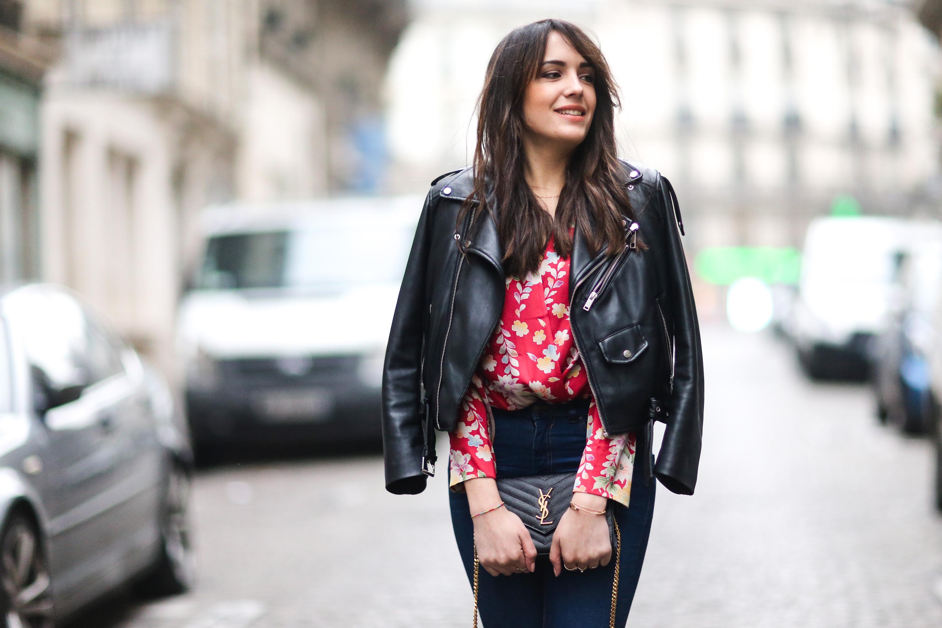 Sarah Benziane street style in Paris