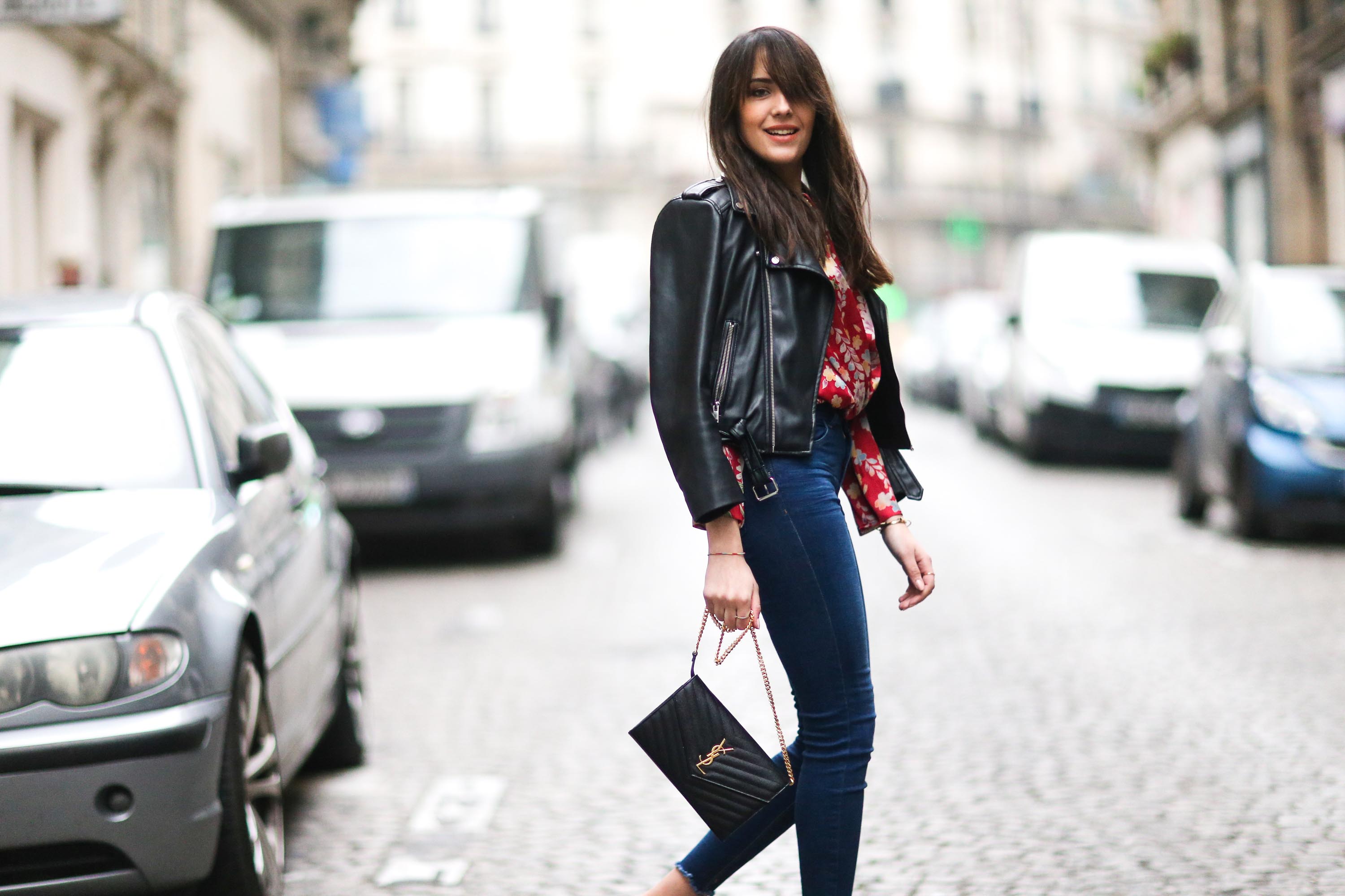 Sarah Benziane street style in Paris