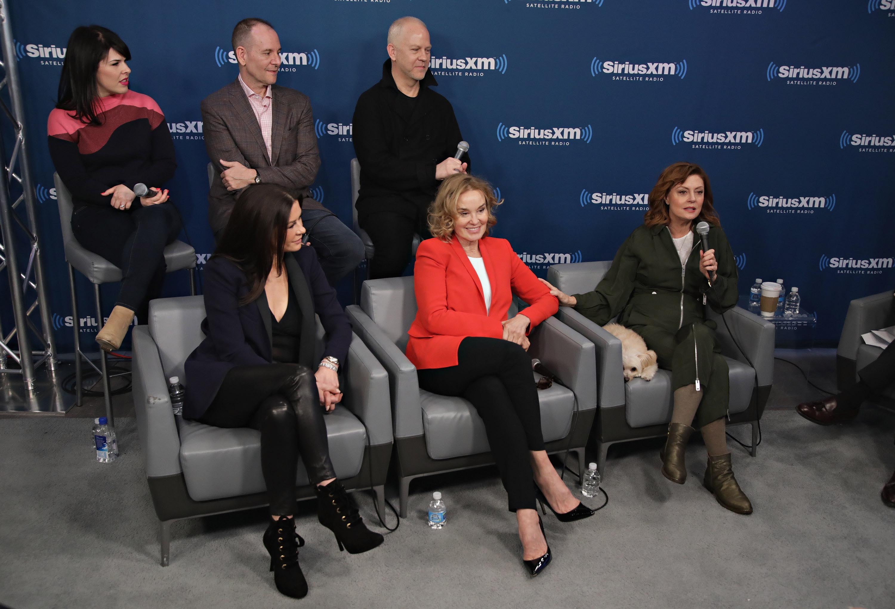 Catherine Zeta-Jones visits the SiriusXM Studios for the ‘Town Hall’