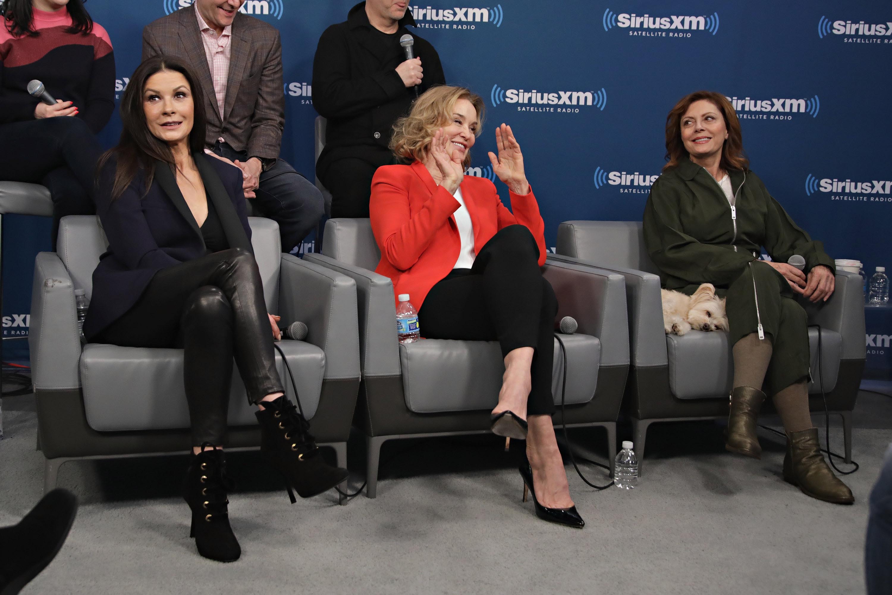 Catherine Zeta-Jones visits the SiriusXM Studios for the ‘Town Hall’