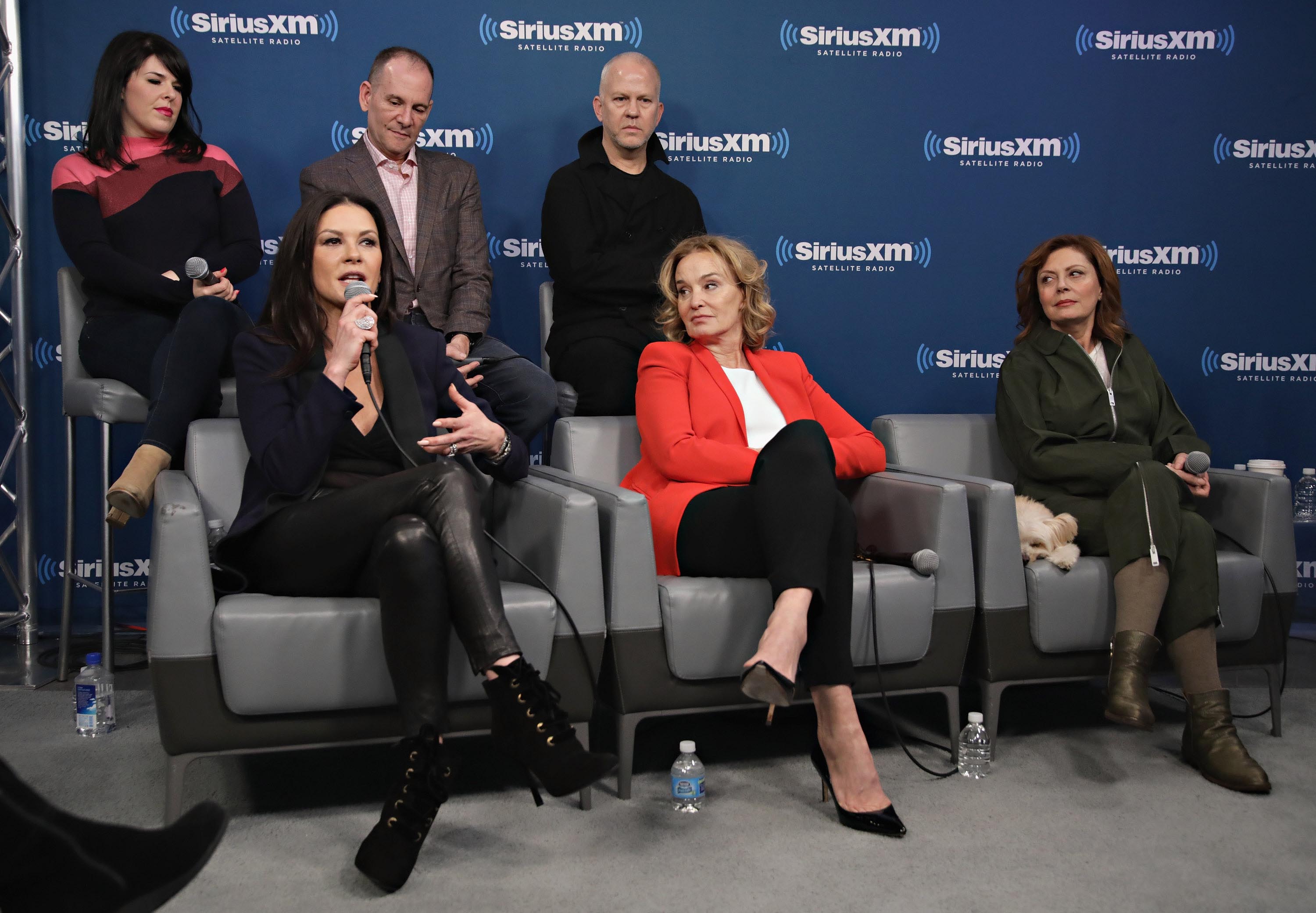 Catherine Zeta-Jones visits the SiriusXM Studios for the ‘Town Hall’