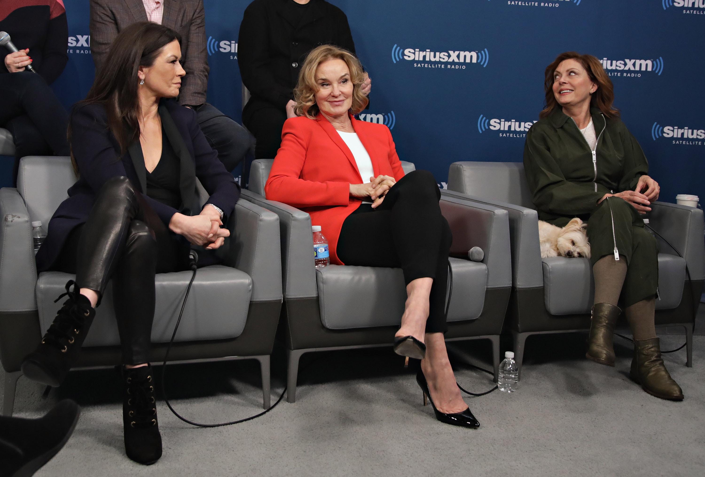 Catherine Zeta-Jones visits the SiriusXM Studios for the ‘Town Hall’