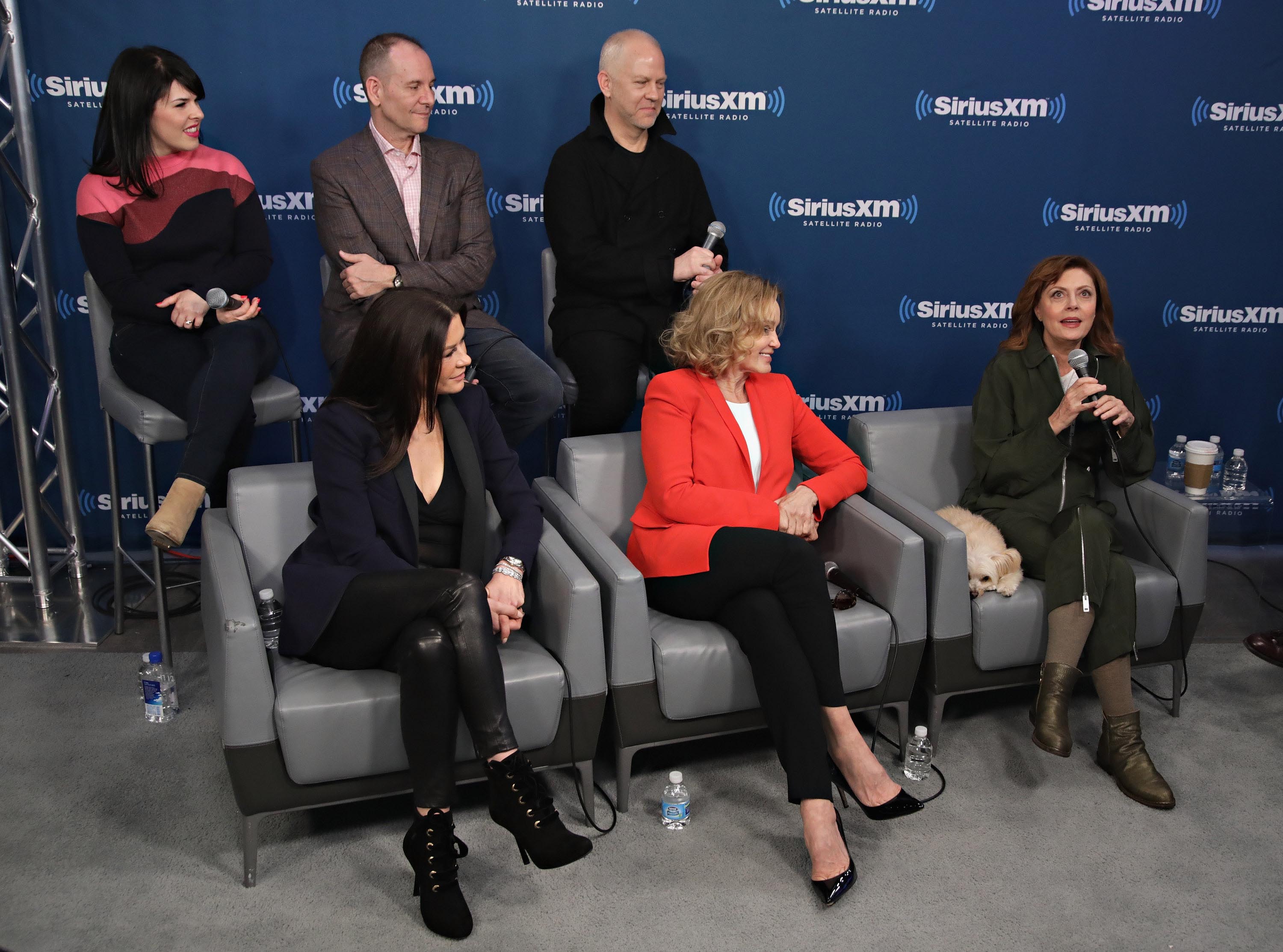 Catherine Zeta-Jones visits the SiriusXM Studios for the ‘Town Hall’