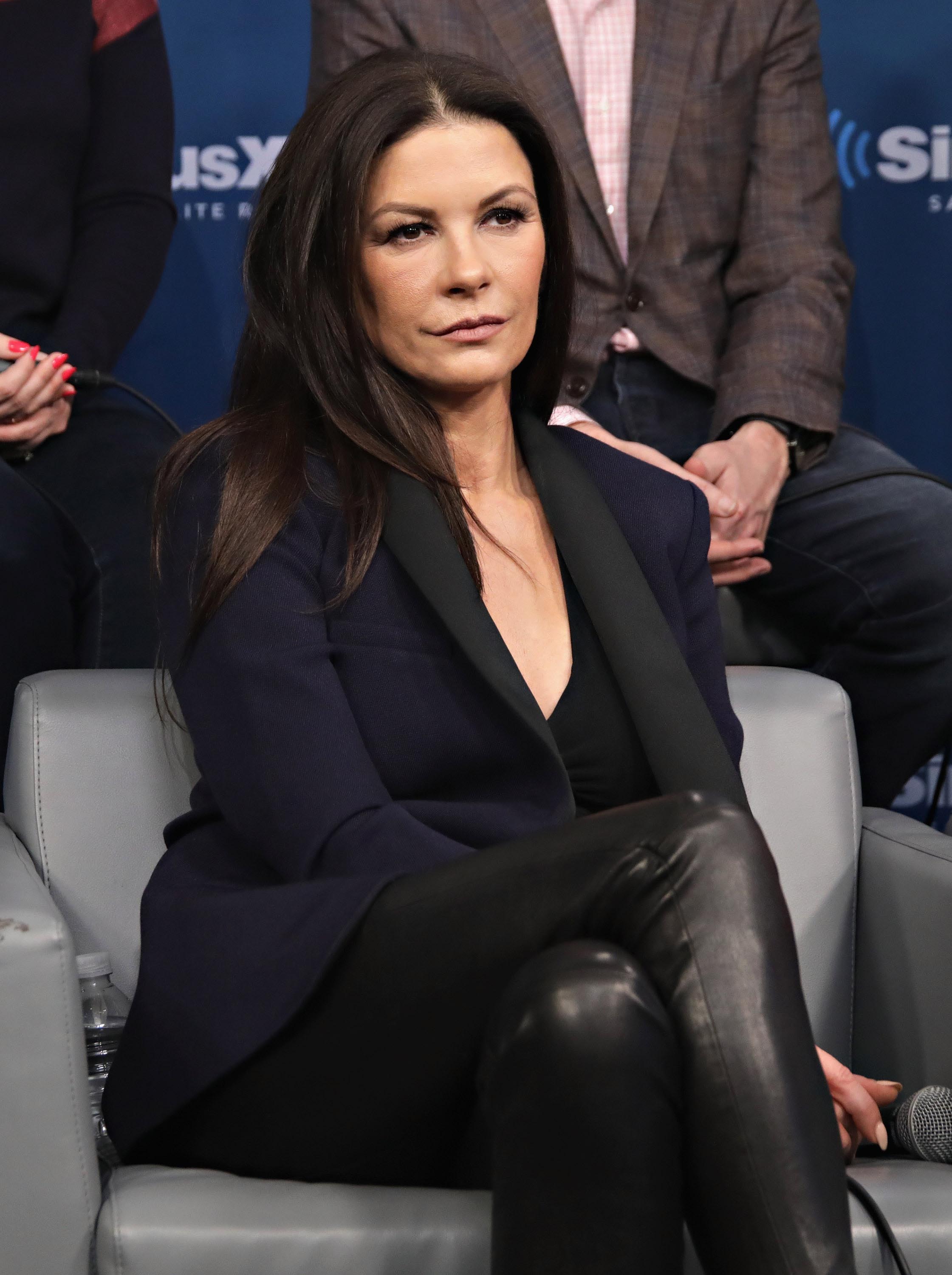 Catherine Zeta-Jones visits the SiriusXM Studios for the ‘Town Hall’