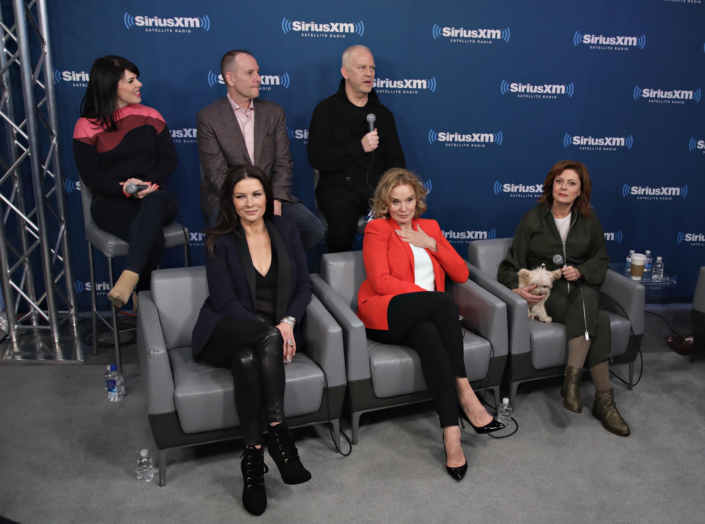 Catherine Zeta-Jones visits the SiriusXM Studios for the ‘Town Hall’