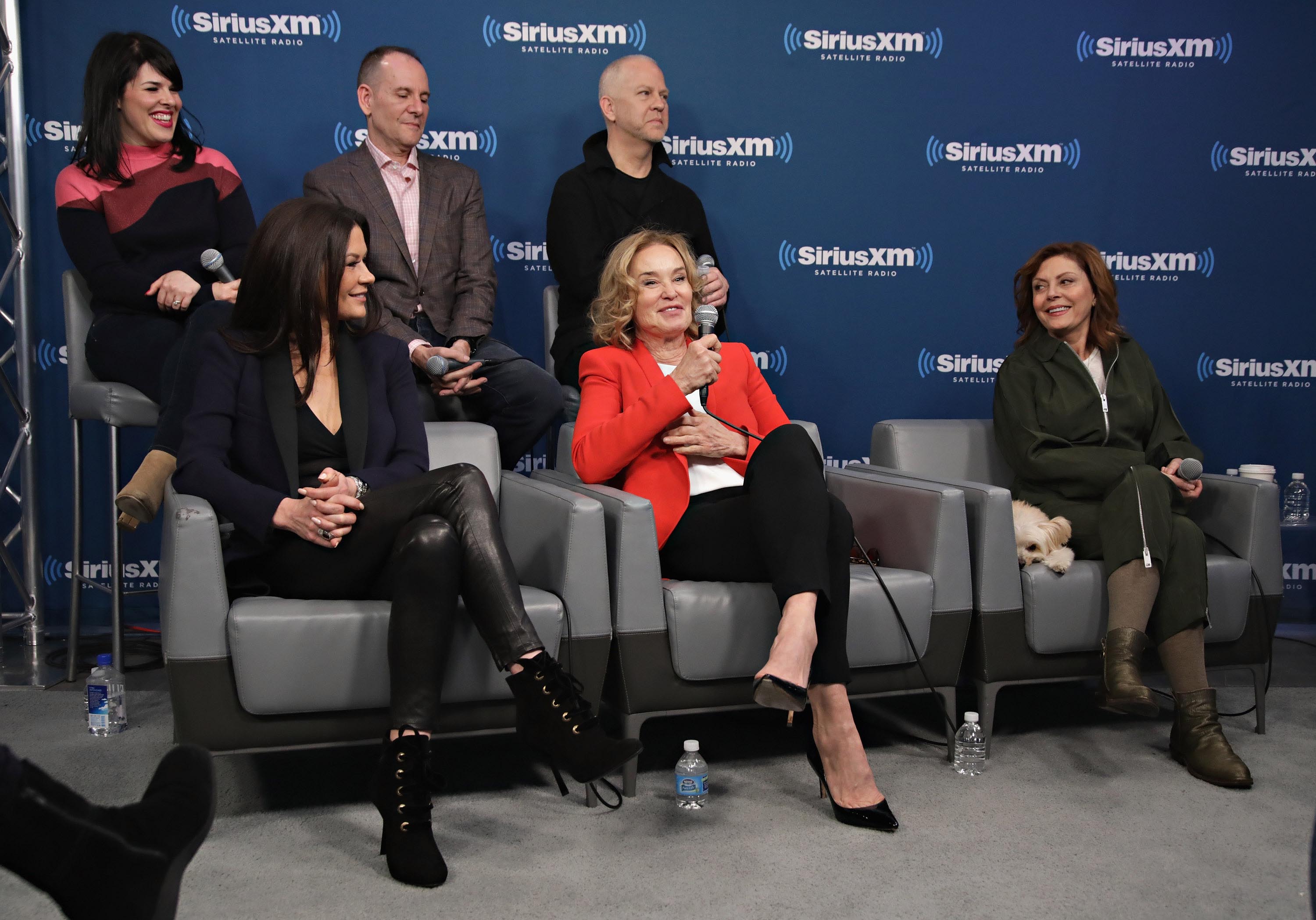 Catherine Zeta-Jones visits the SiriusXM Studios for the ‘Town Hall’