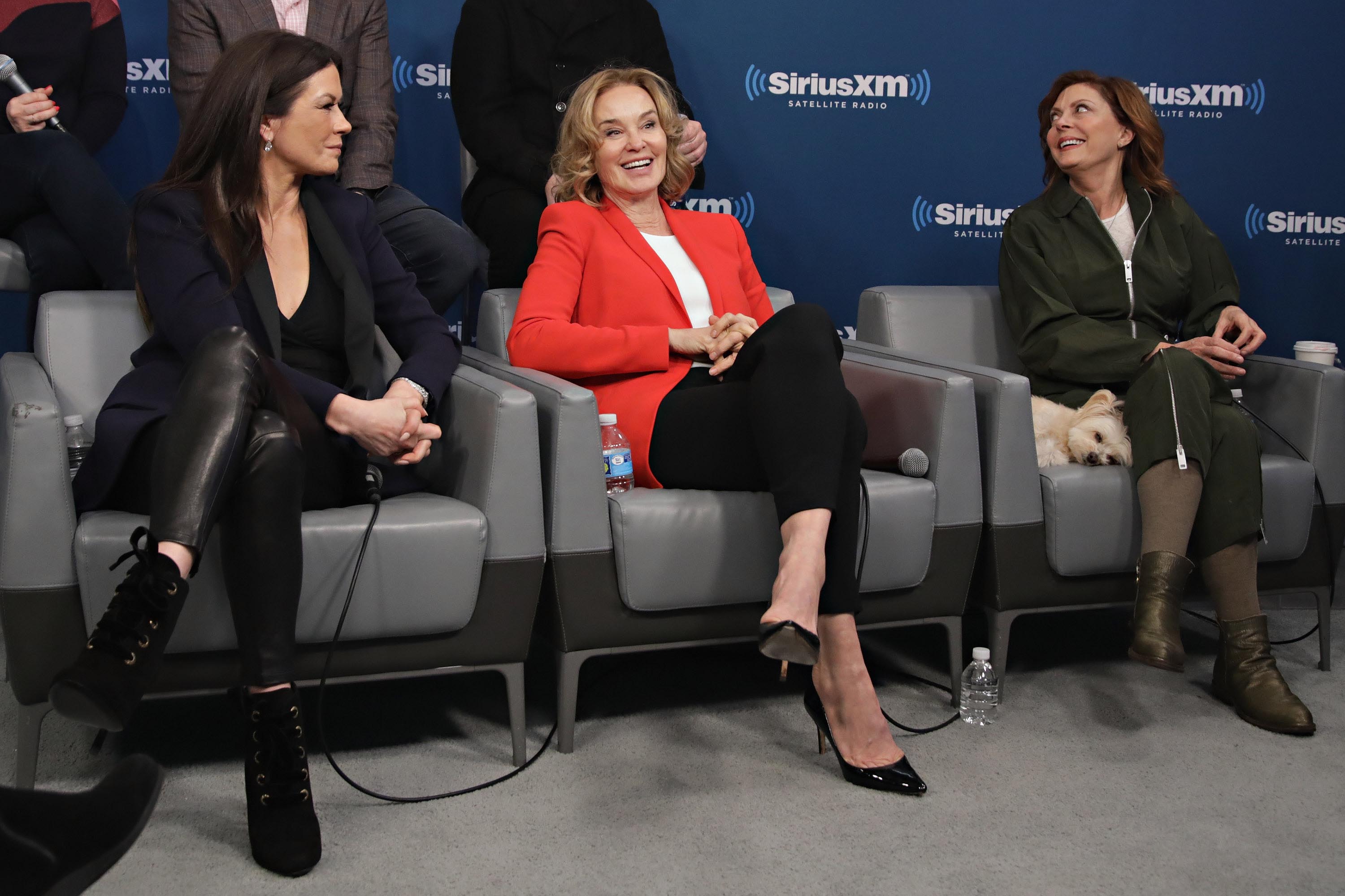 Catherine Zeta-Jones visits the SiriusXM Studios for the ‘Town Hall’