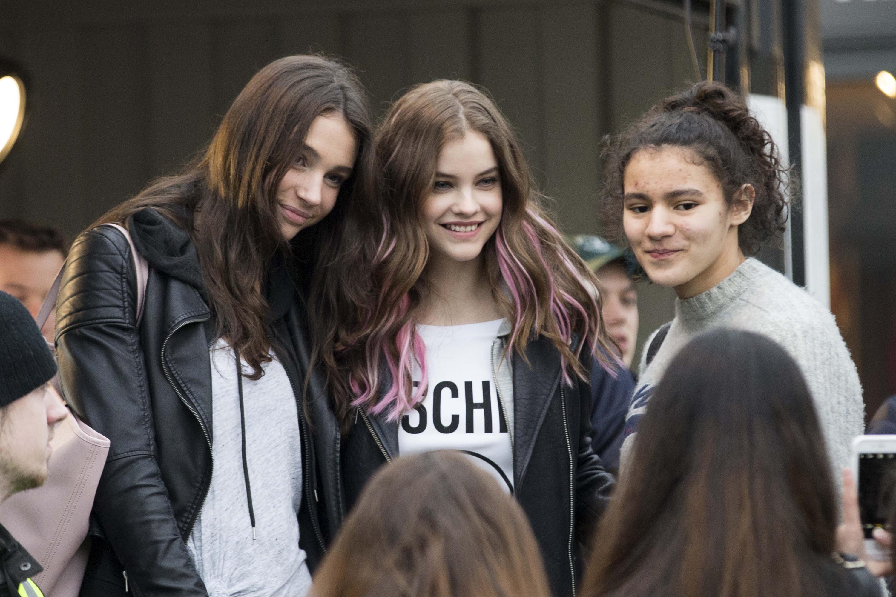 Barbara Palvin seen in East London