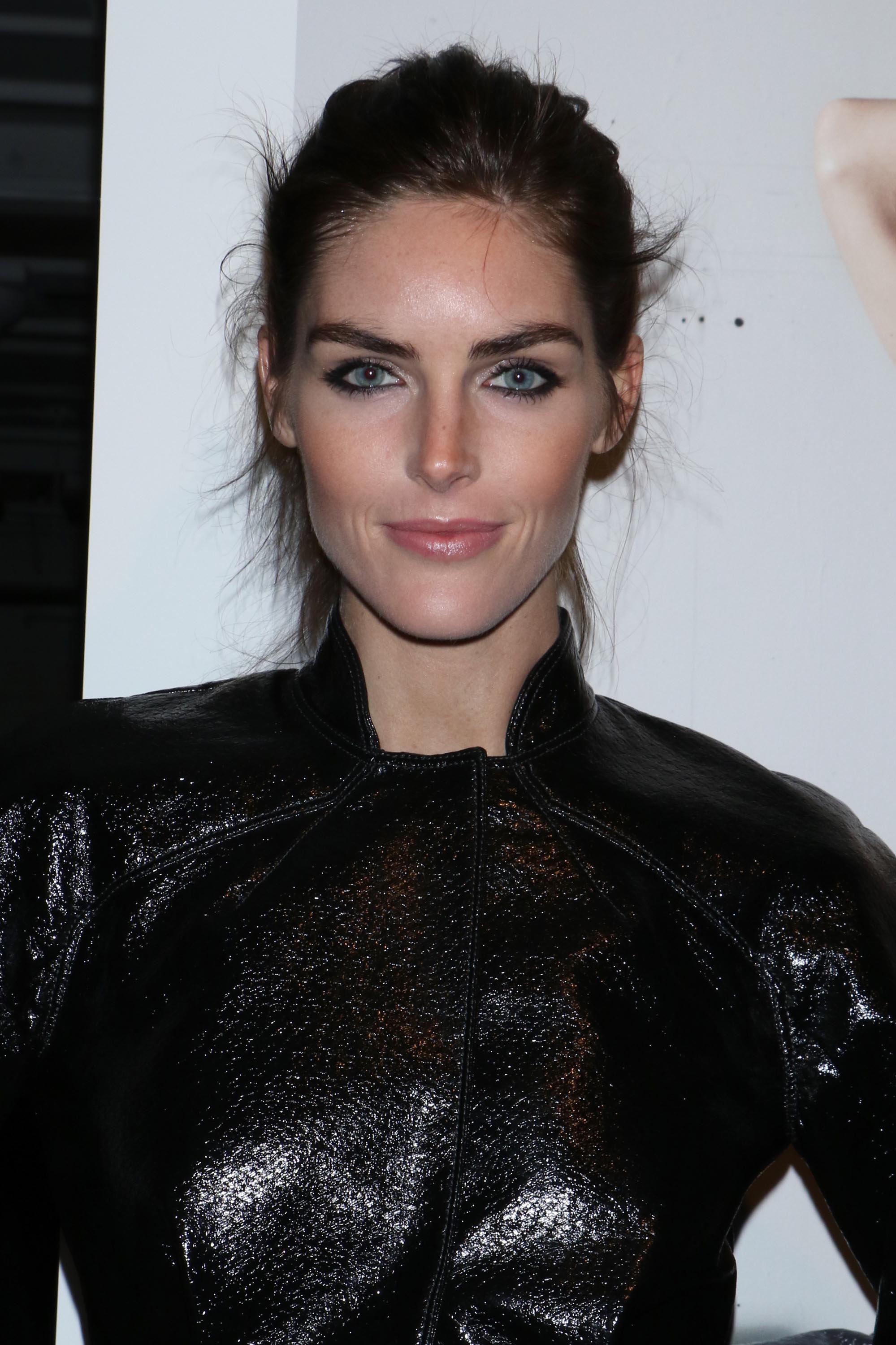 Hilary Rhoda attends Zac Posen Fashion Show