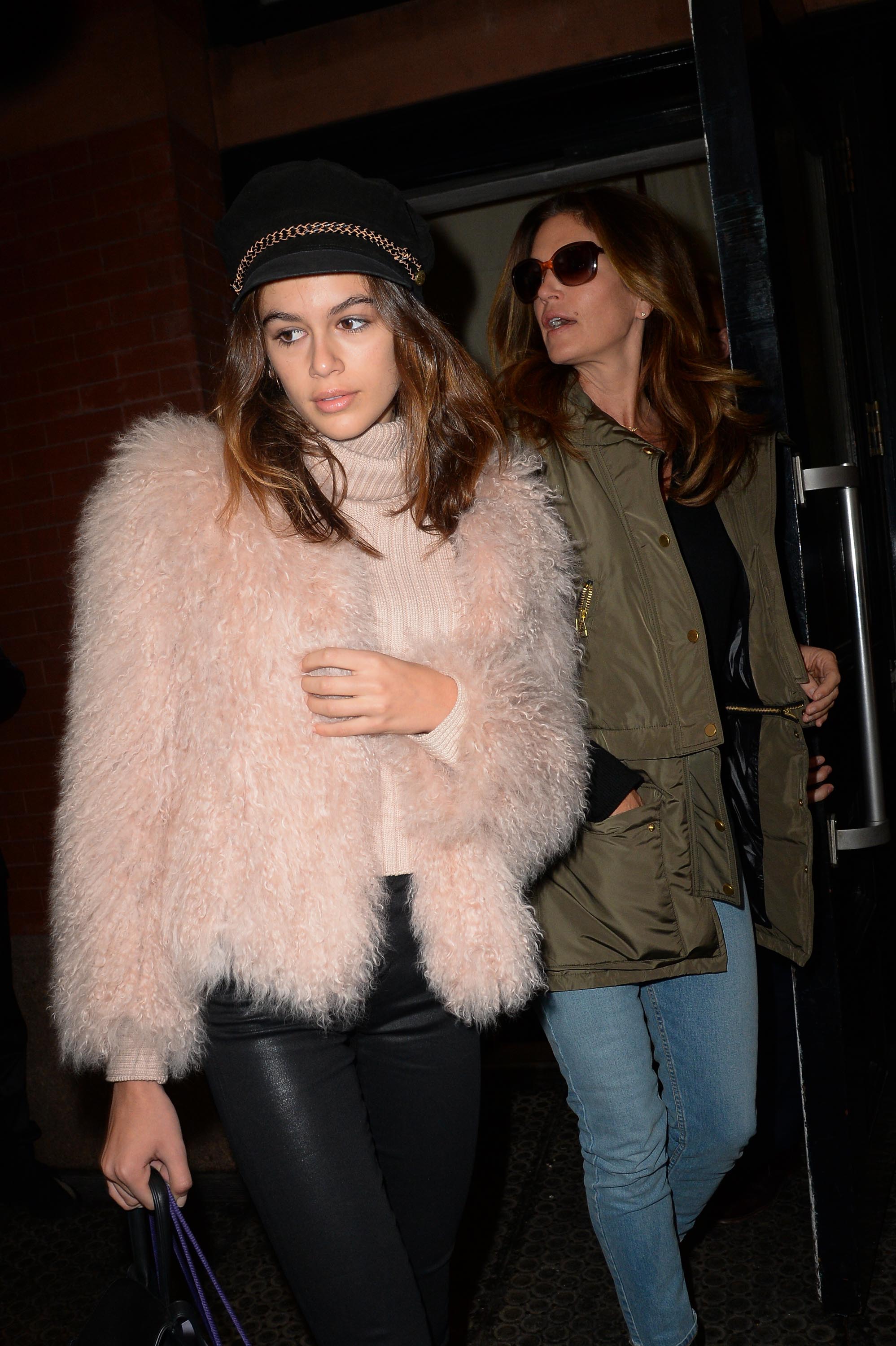 Kaia Gerber is seen in New York City.