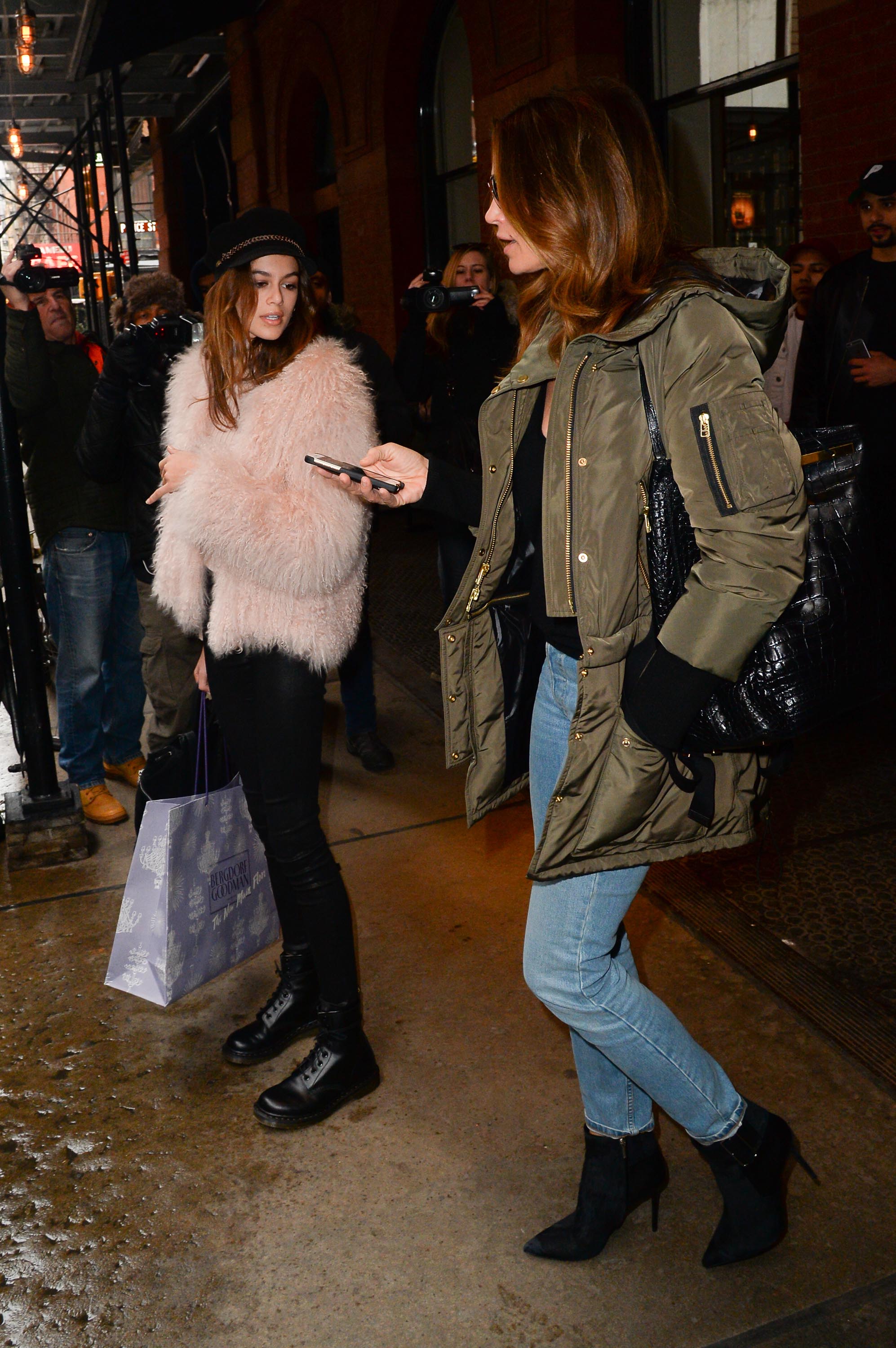 Kaia Gerber is seen in New York City.