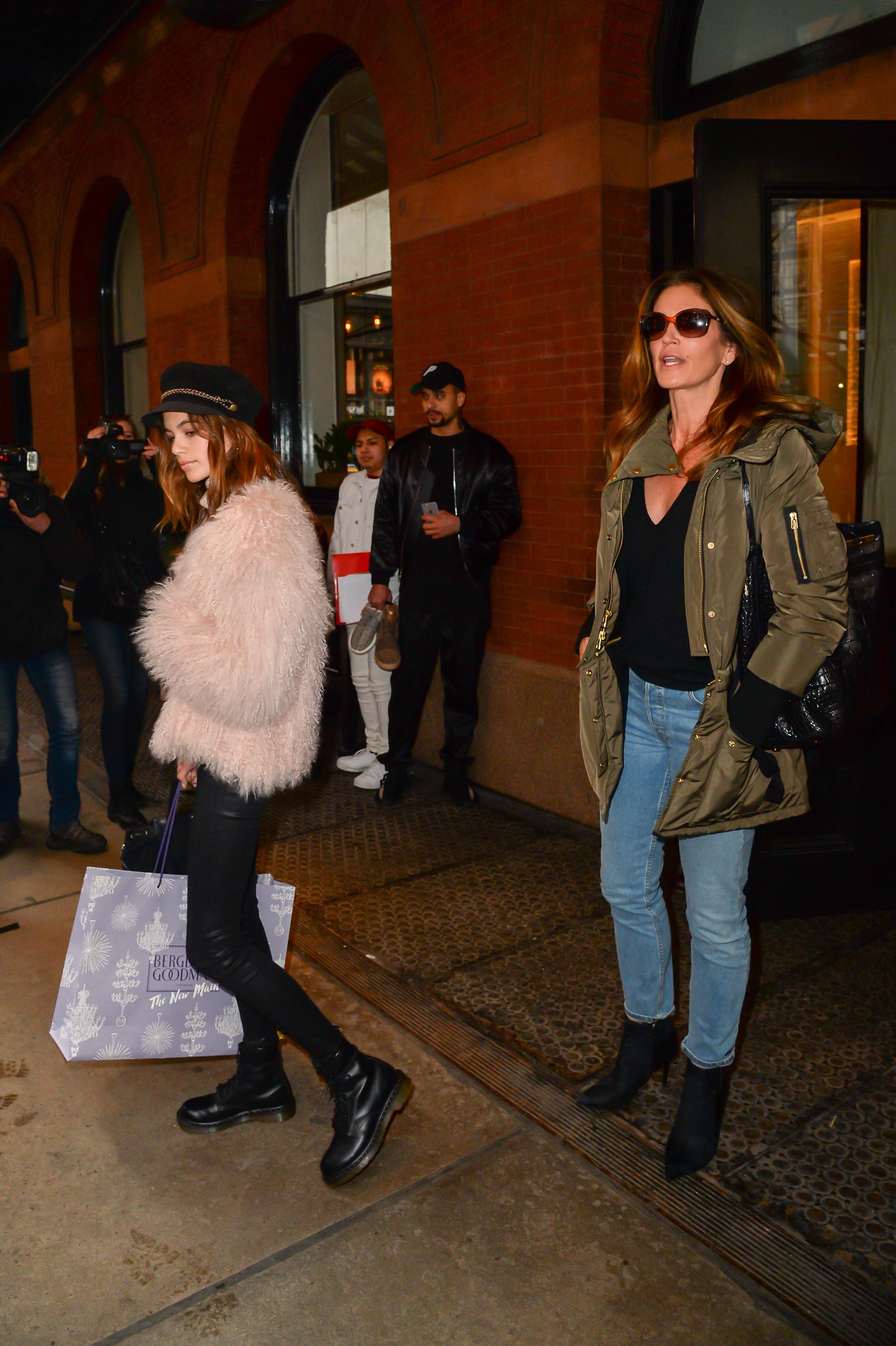 Kaia Gerber is seen in New York City.