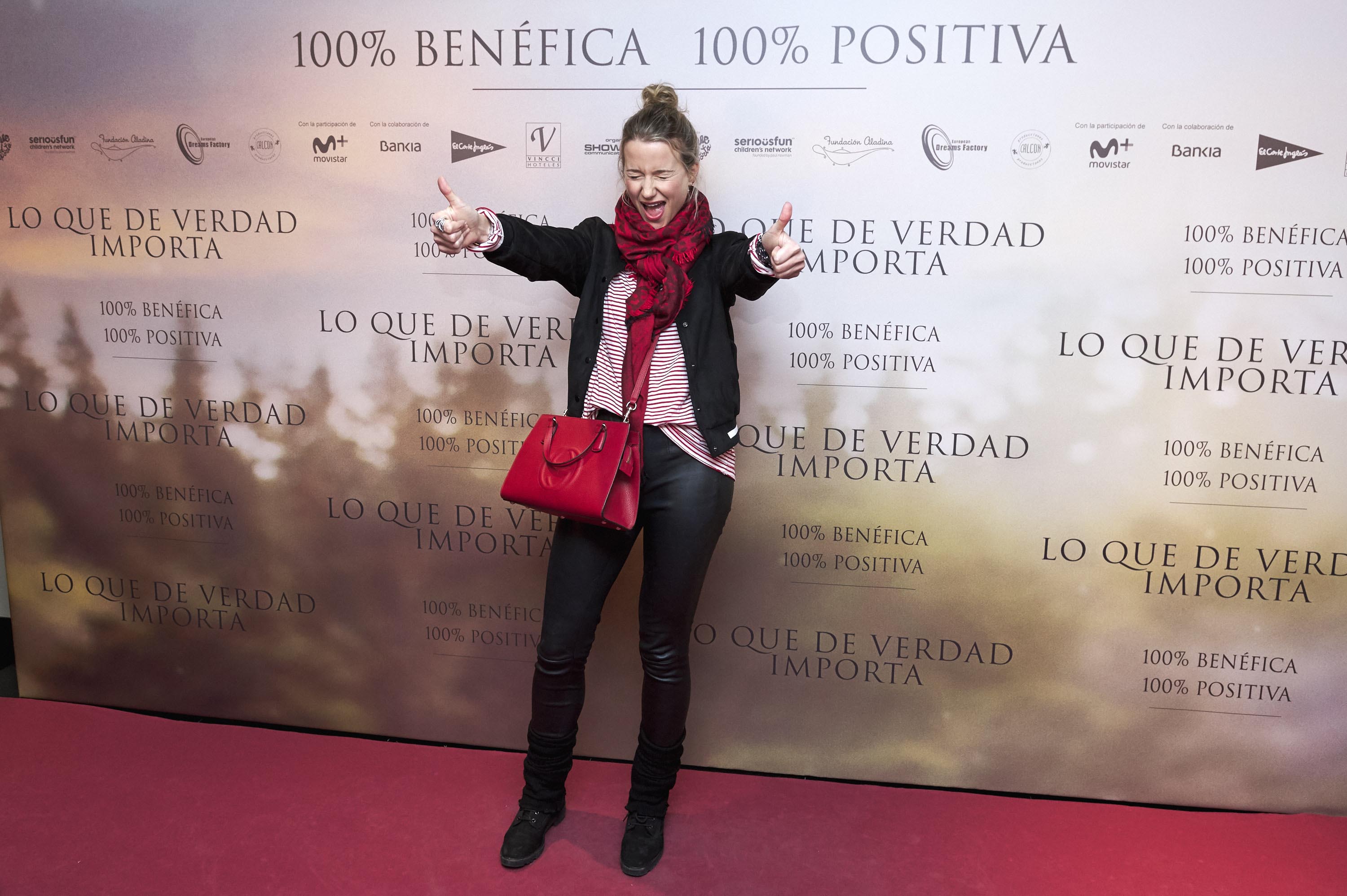 Maria Leon attends Lo Que De Verdad Importa premiere