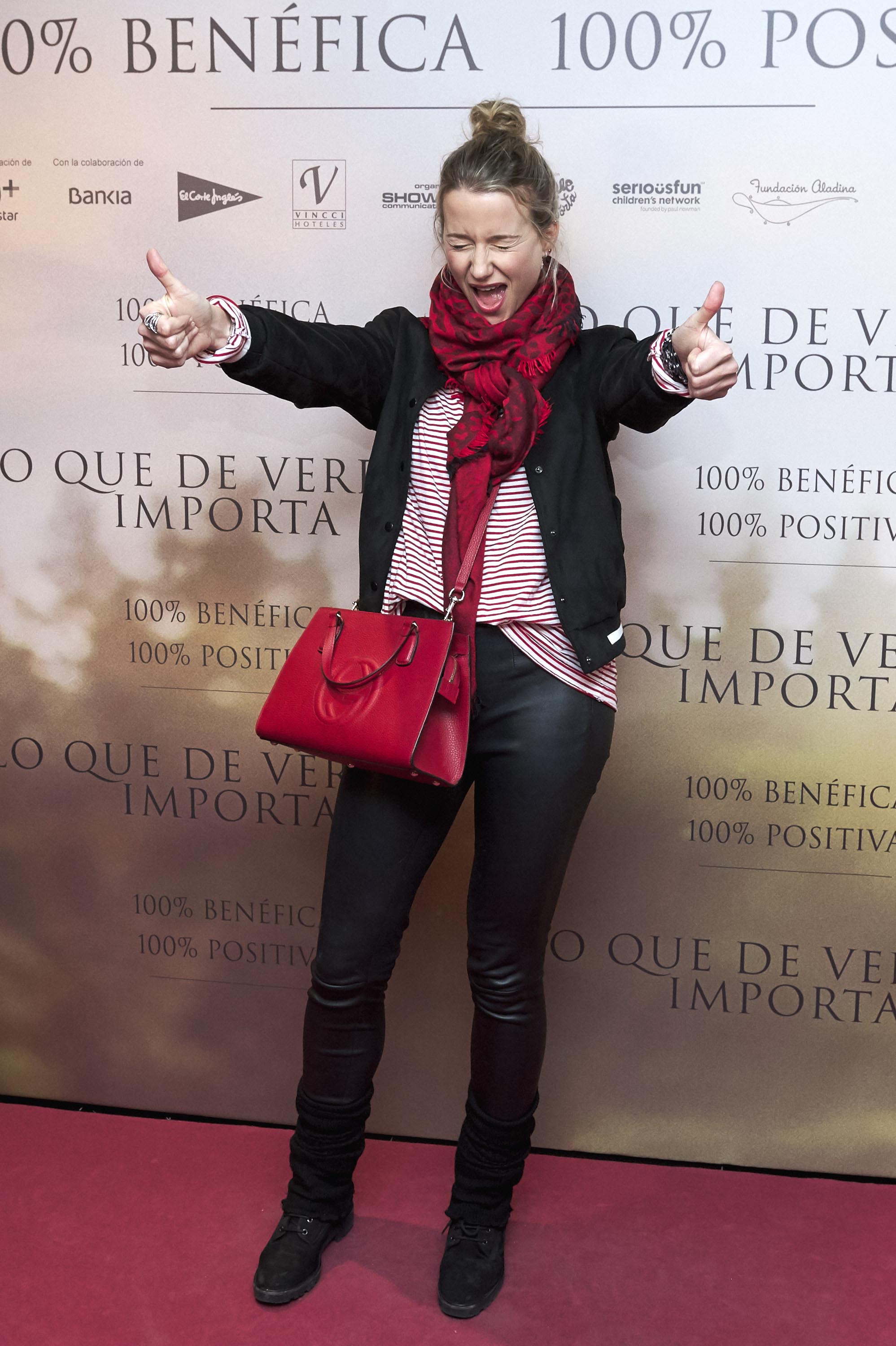 Maria Leon attends Lo Que De Verdad Importa premiere