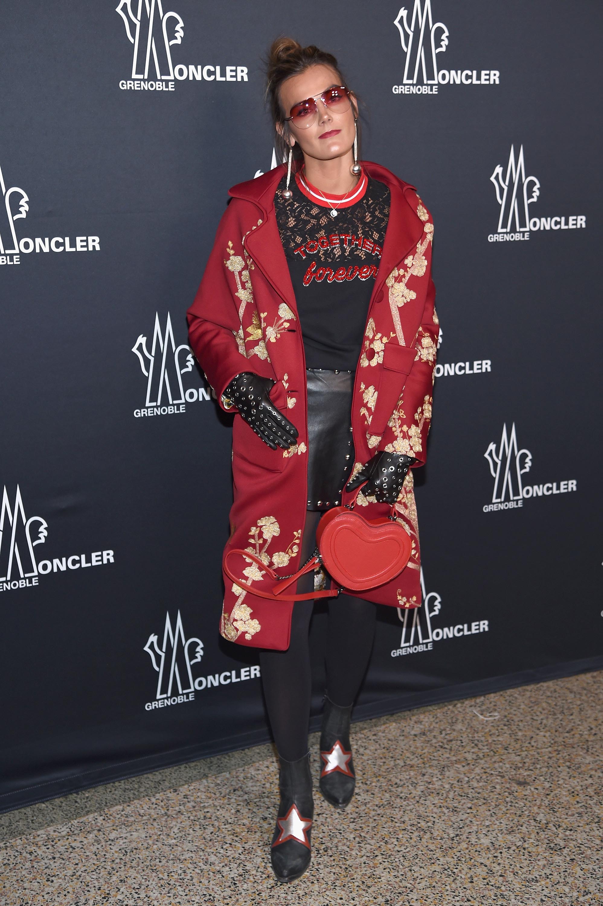 Tessa Barton attends the Moncler Grenoble fashion show