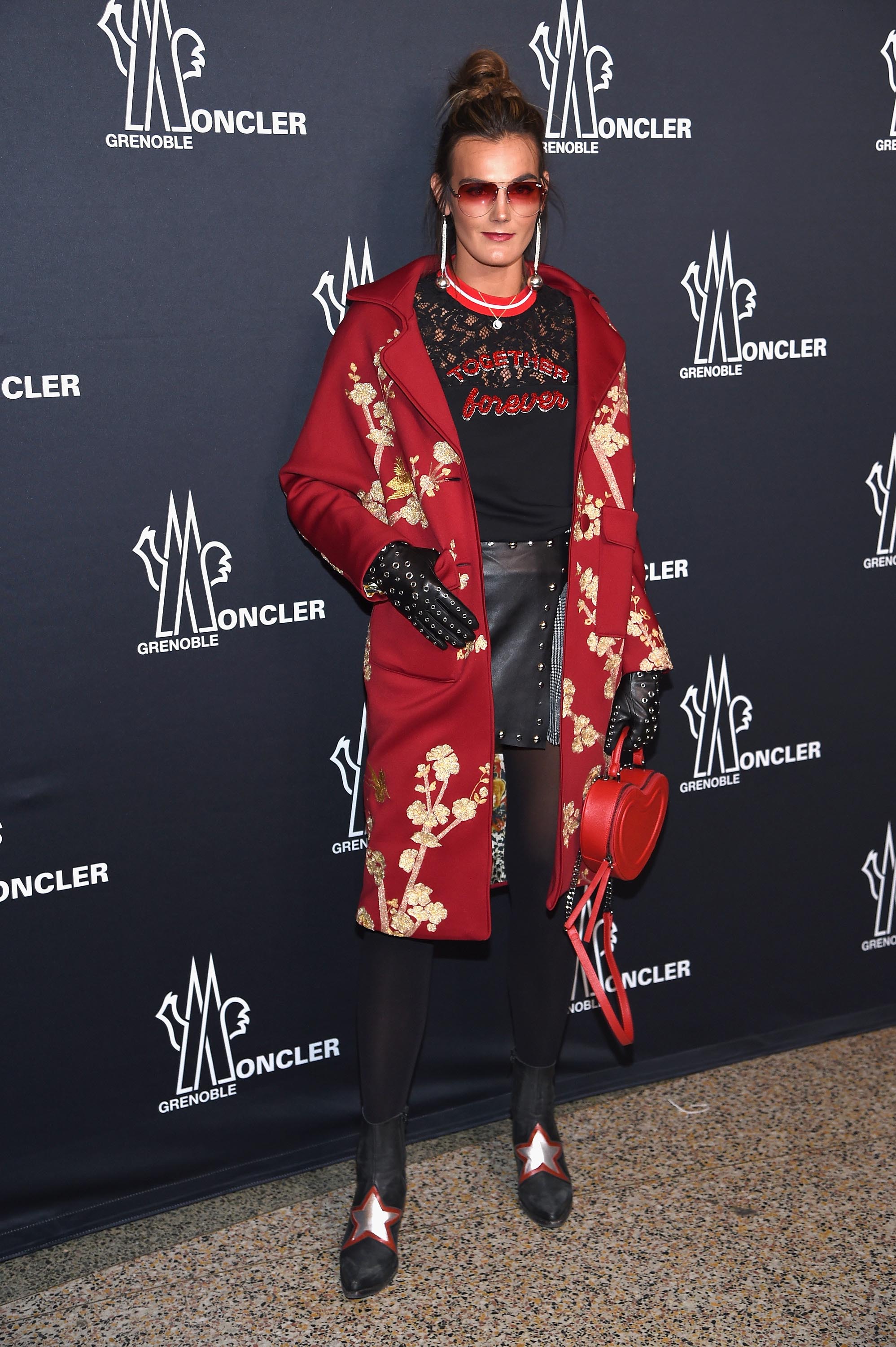 Tessa Barton attends the Moncler Grenoble fashion show