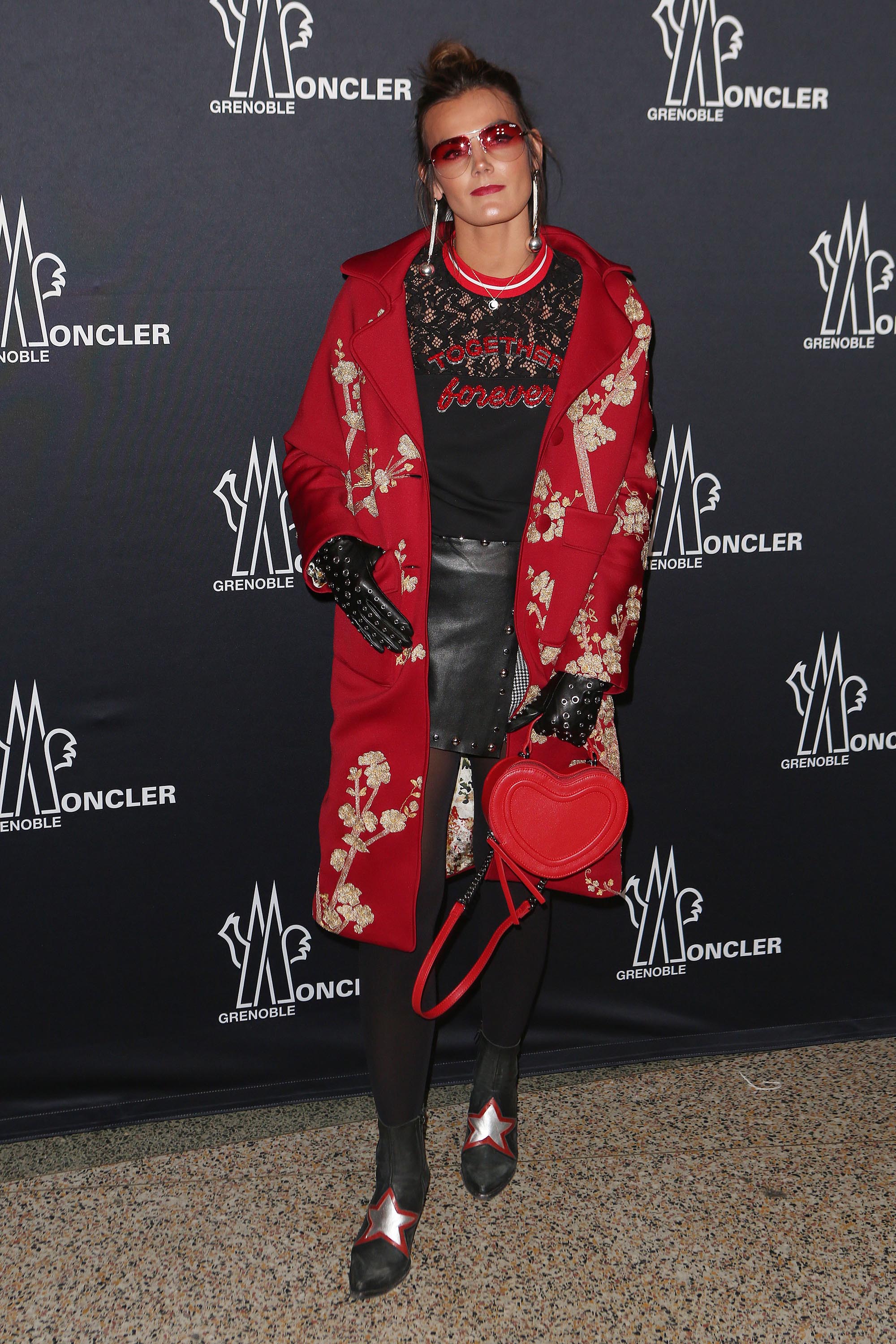 Tessa Barton attends the Moncler Grenoble fashion show