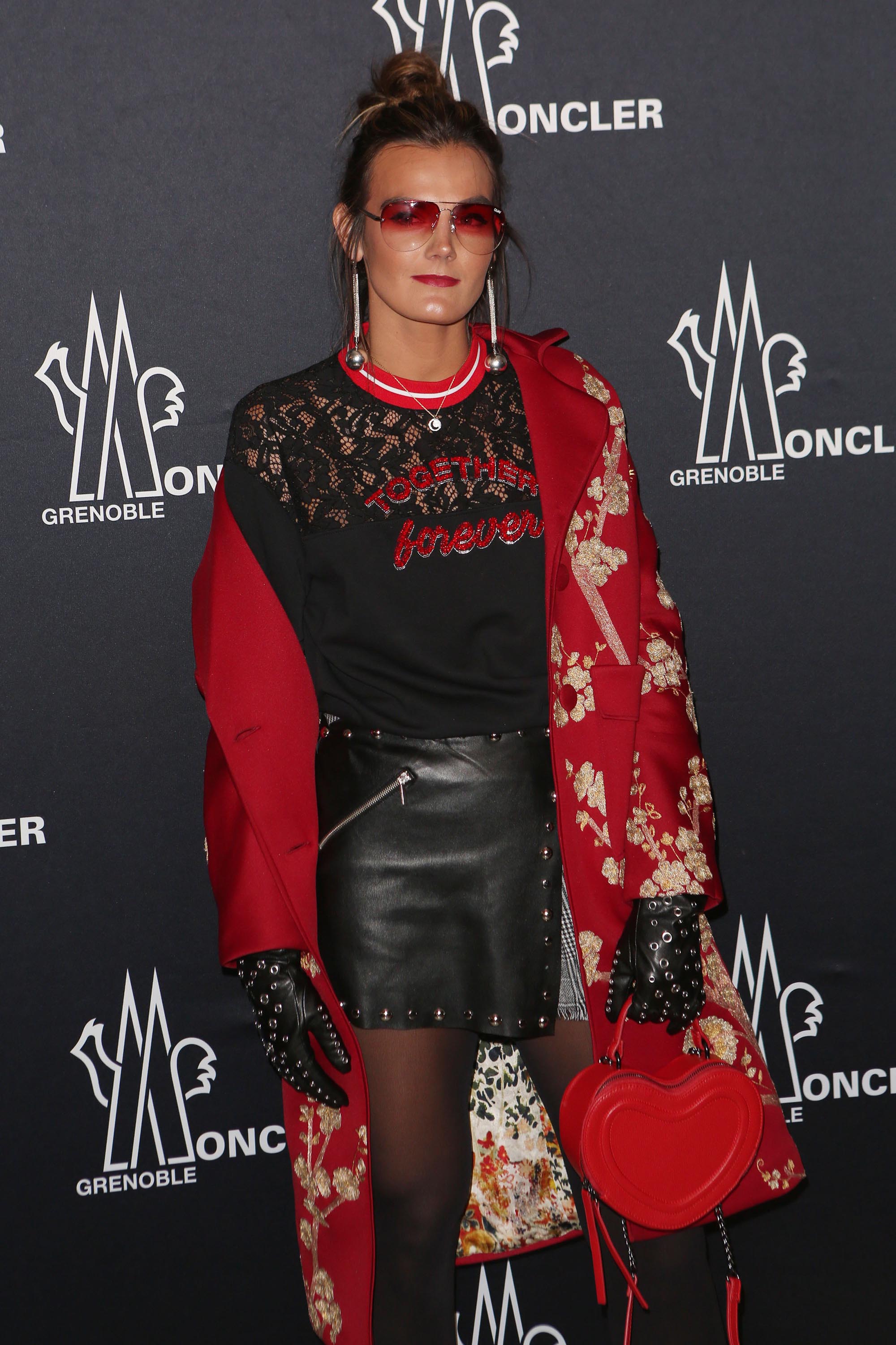 Tessa Barton attends the Moncler Grenoble fashion show