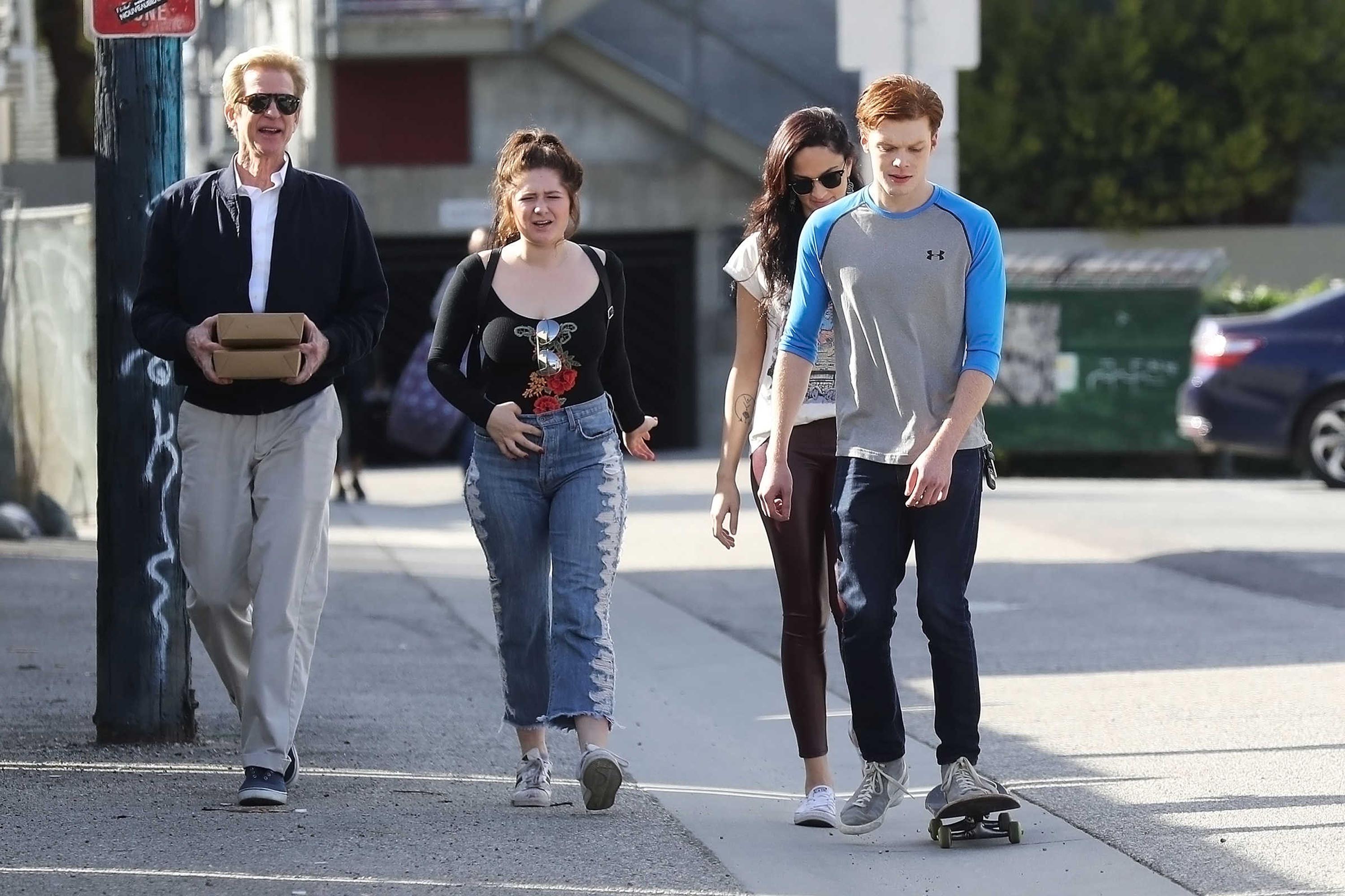 Emma Kenney out & about in Venice