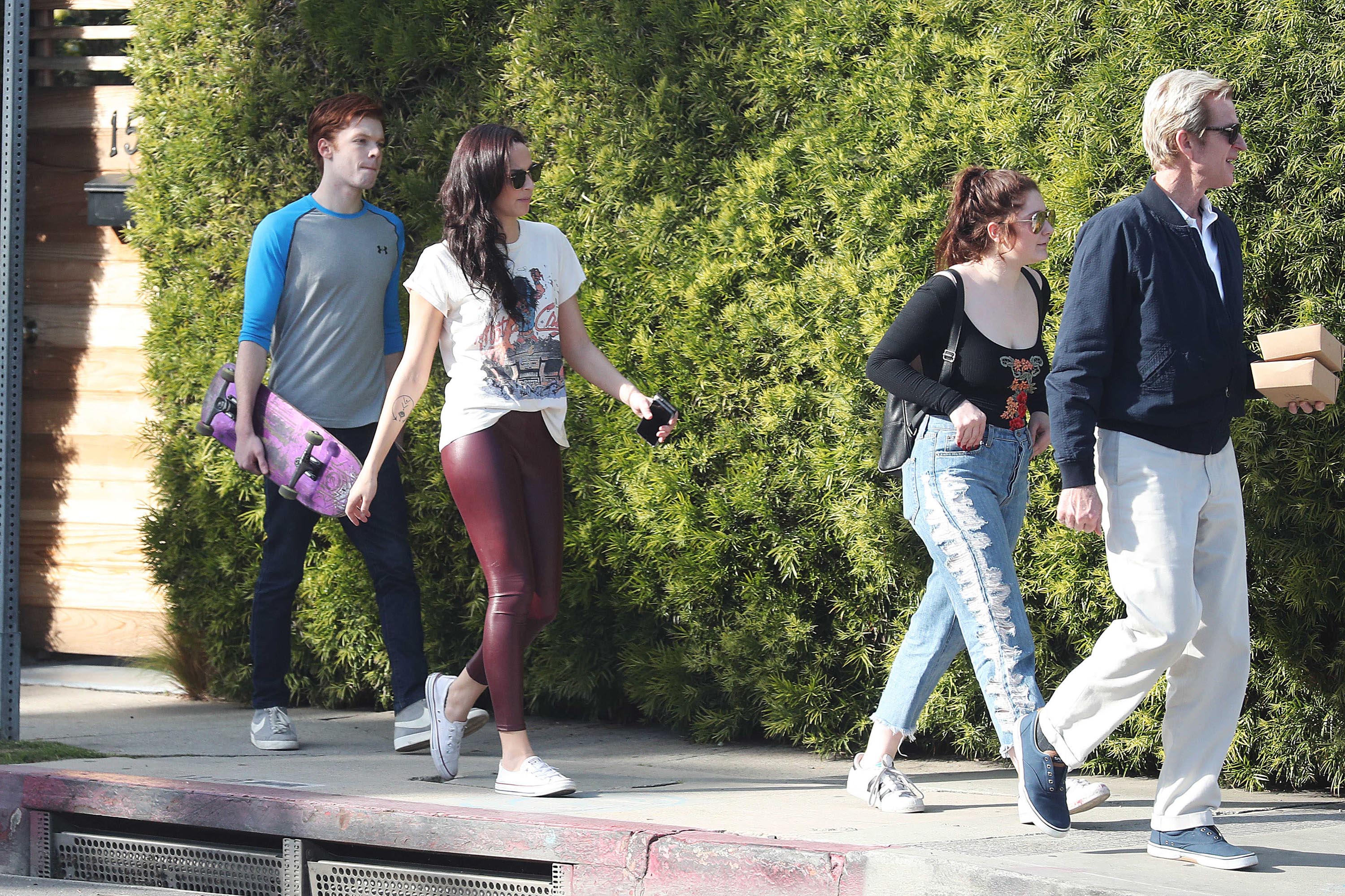 Emma Kenney out & about in Venice