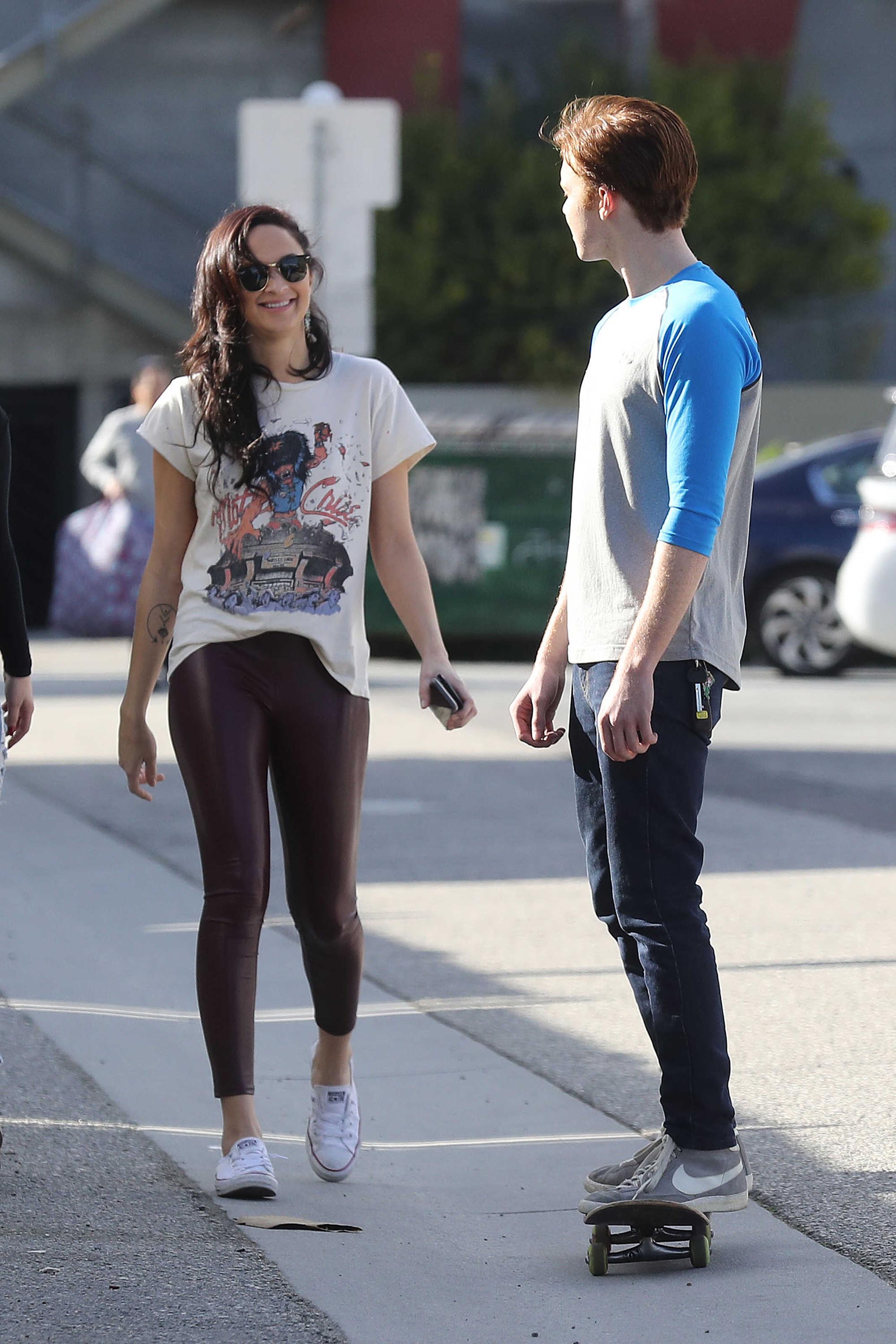 Emma Kenney out & about in Venice