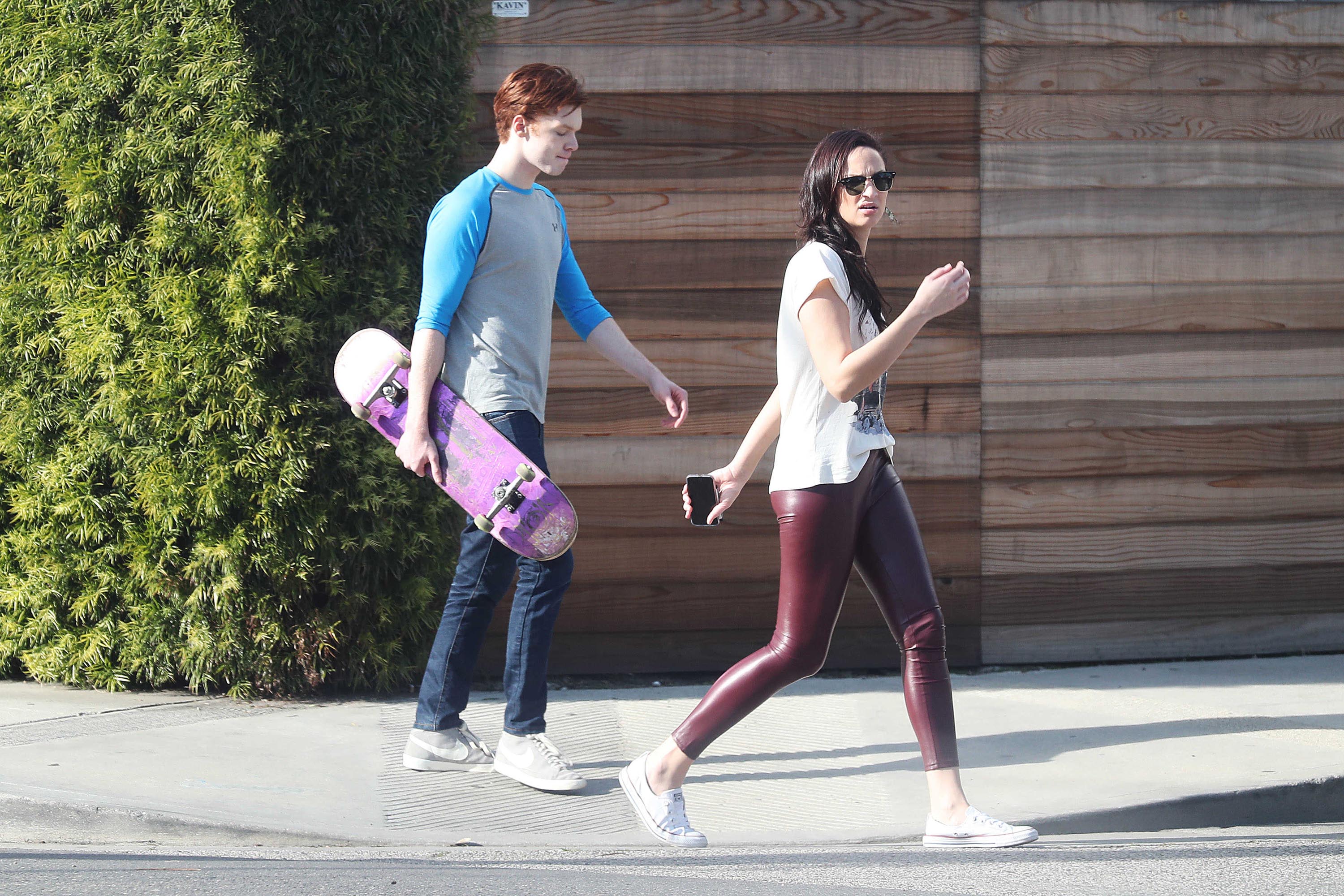 Emma Kenney out & about in Venice