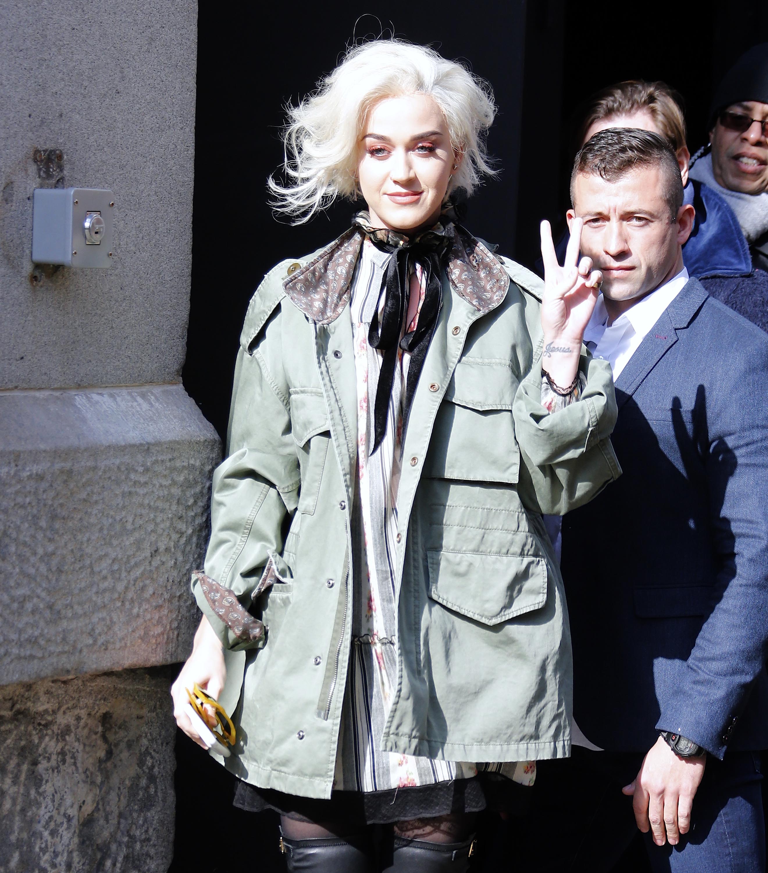Katy Perry attends Marc Jacobs Fashion Show
