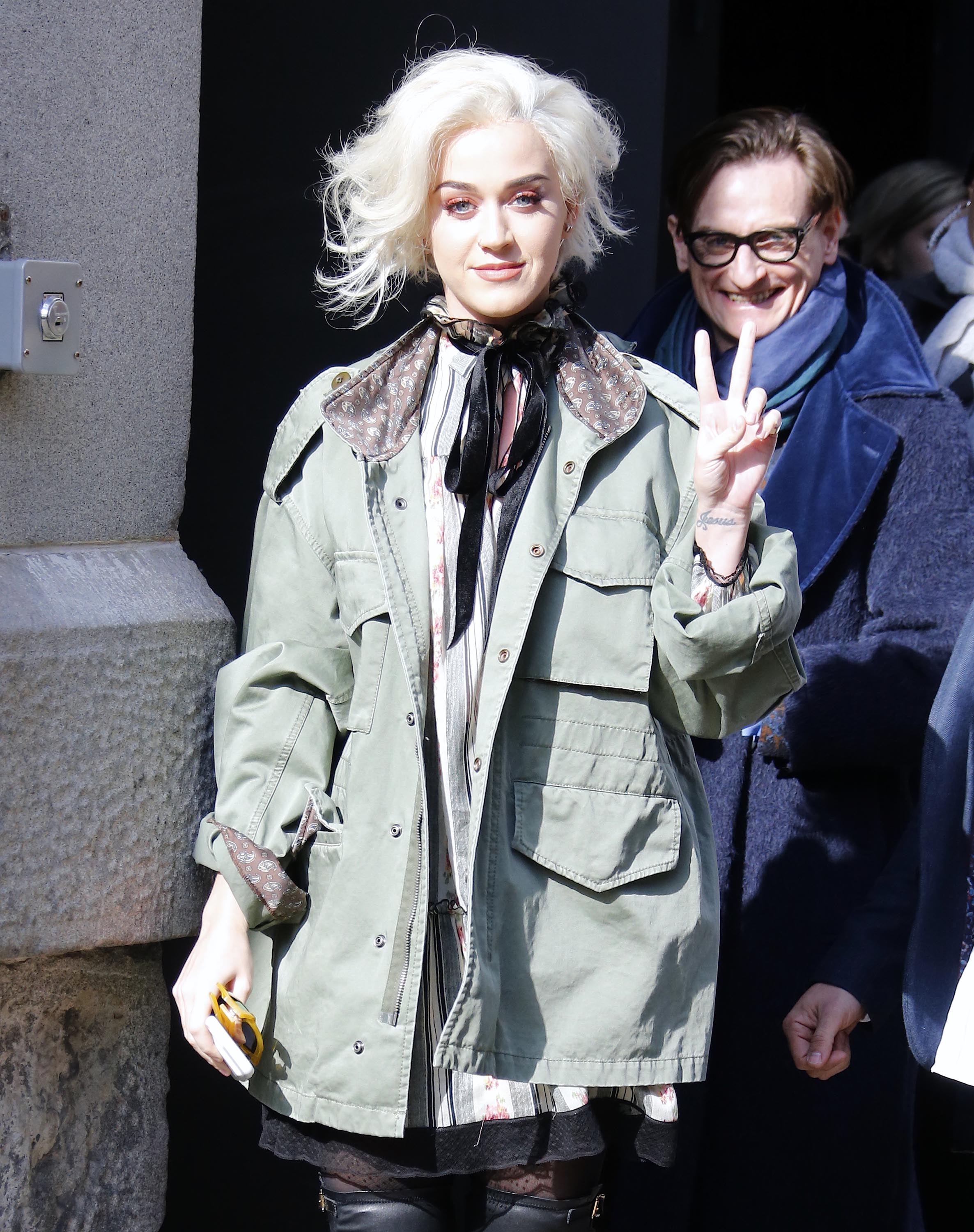 Katy Perry attends Marc Jacobs Fashion Show