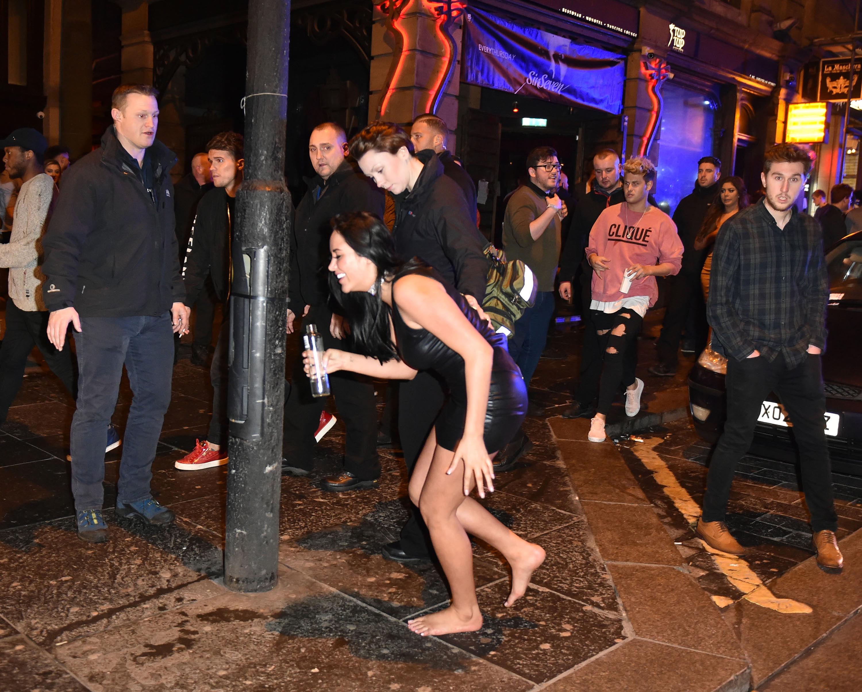 Marnie Simpson out in Newcastle