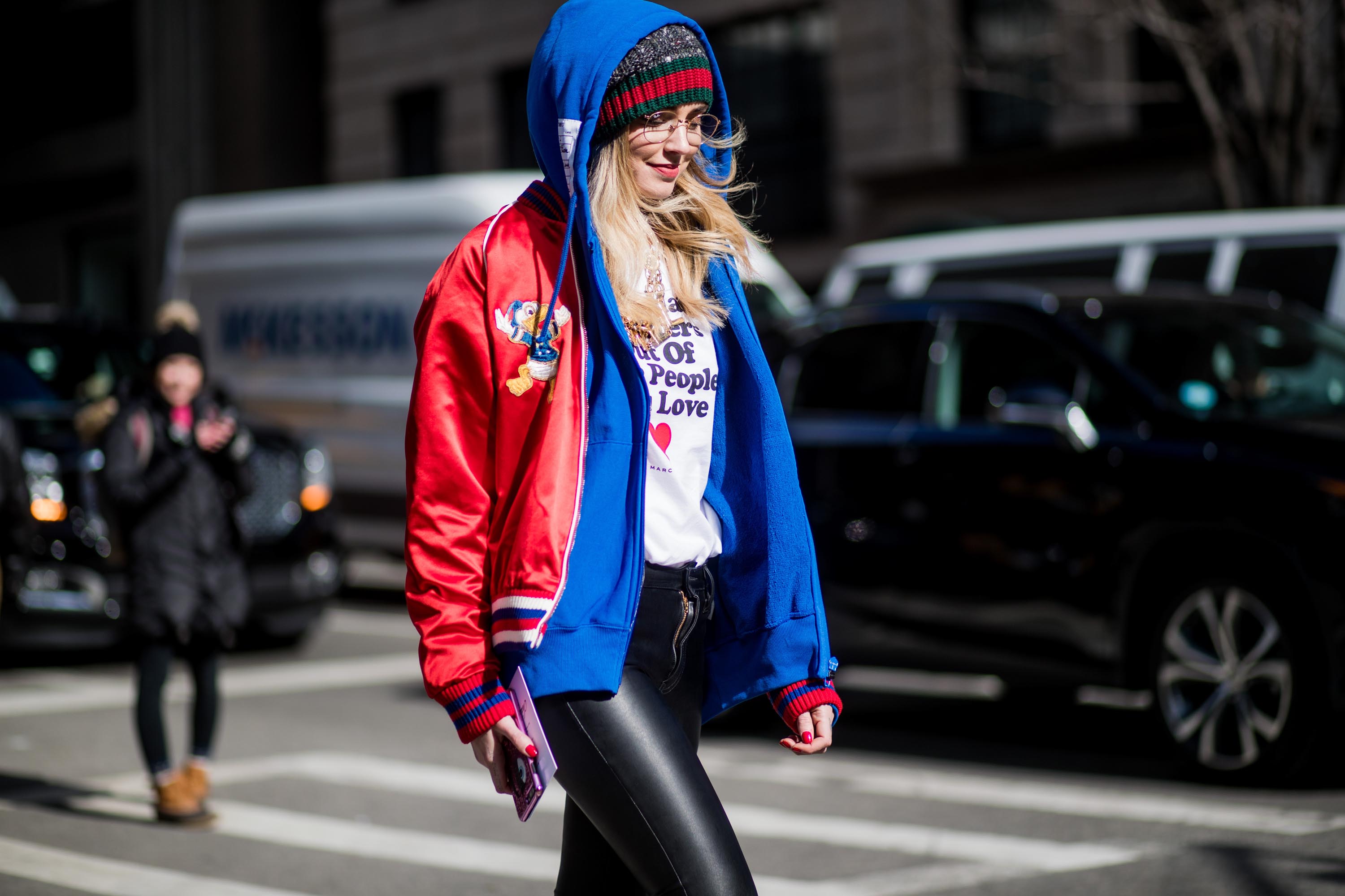 Chiara Ferragni attends Marc Jacobs show