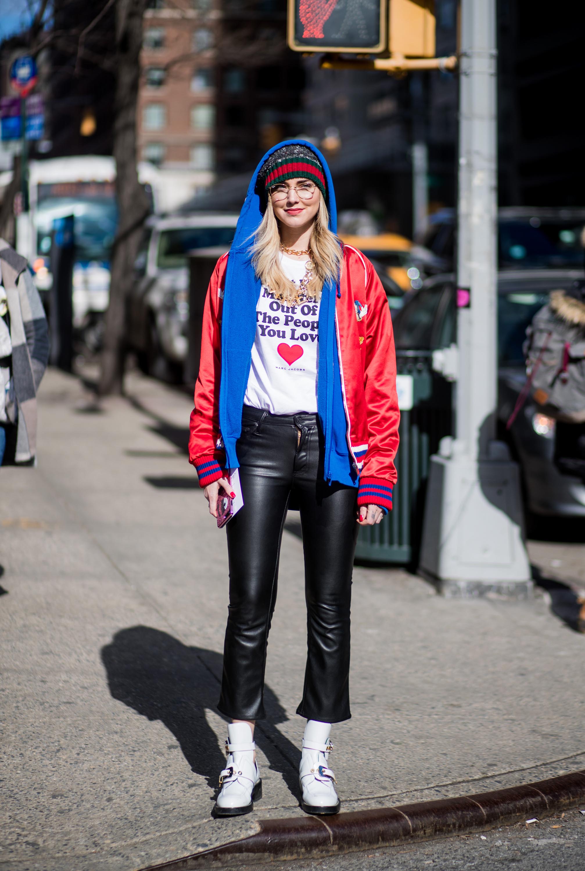 Chiara Ferragni attends Marc Jacobs show