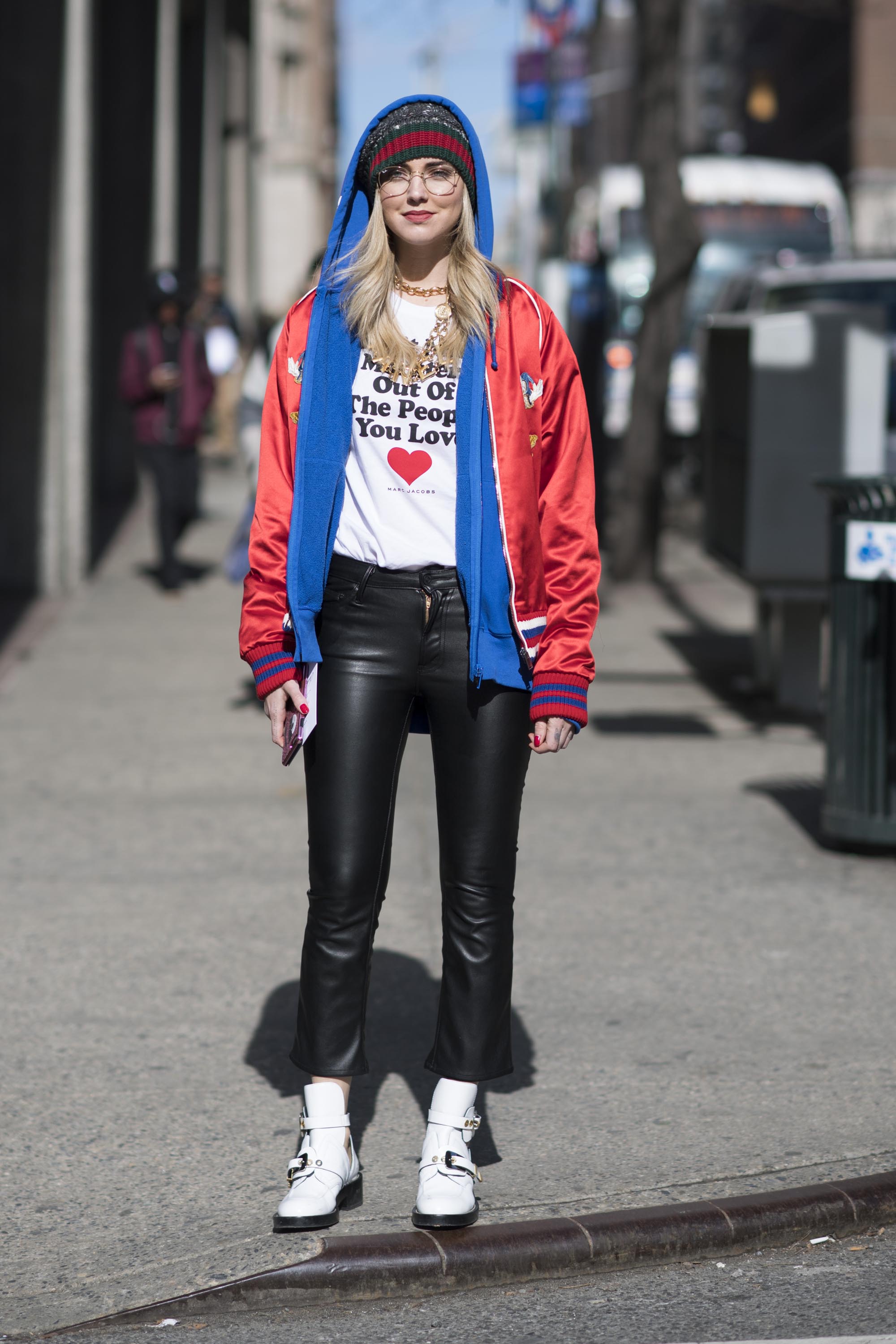 Chiara Ferragni attends Marc Jacobs show