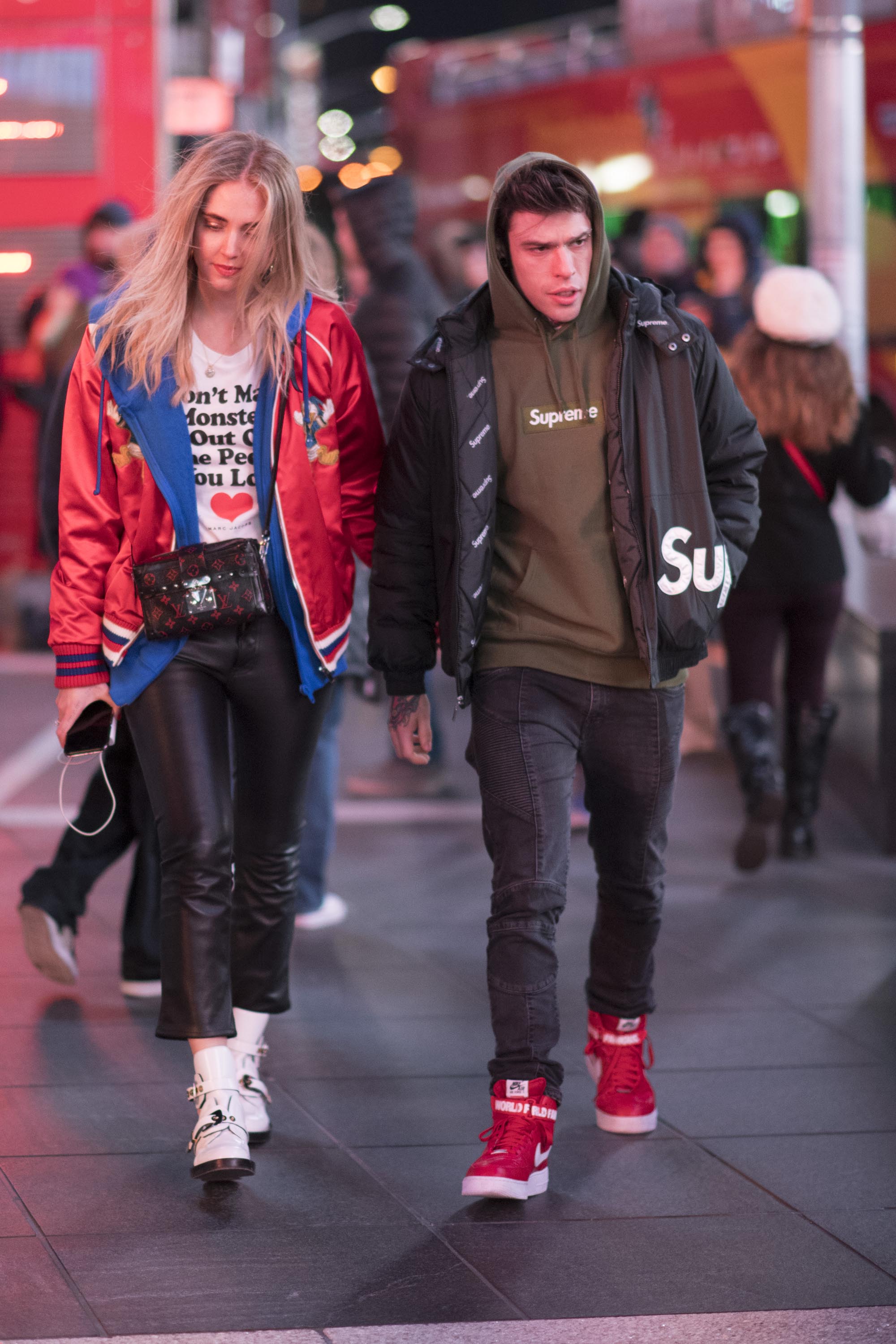 Chiara Ferragni attends Marc Jacobs show