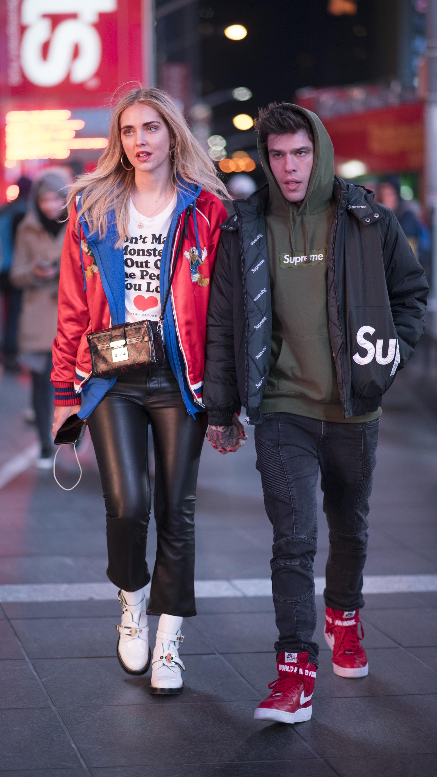 Chiara Ferragni attends Marc Jacobs show