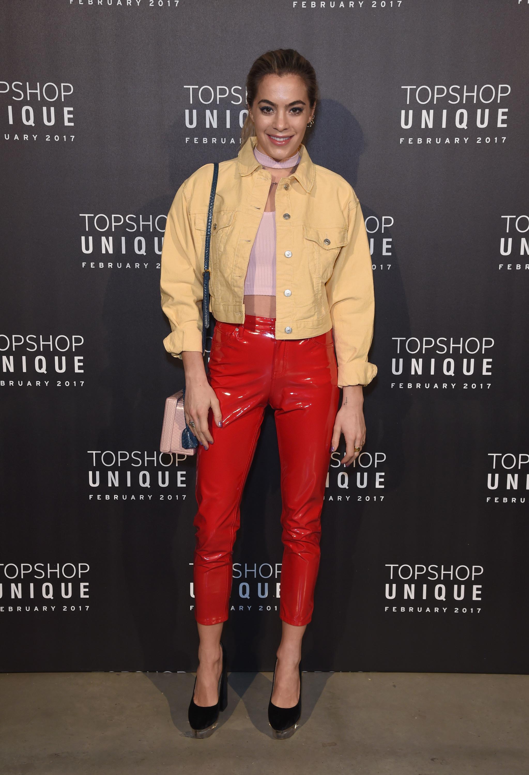 Chelsea Leyland attends Topshop’s London Fashion Week show