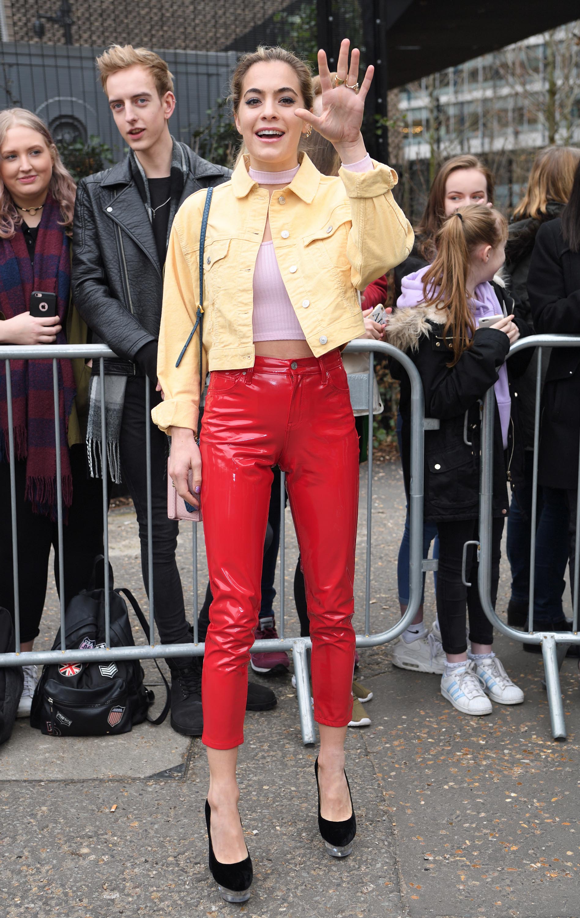 Chelsea Leyland attends Topshop’s London Fashion Week show