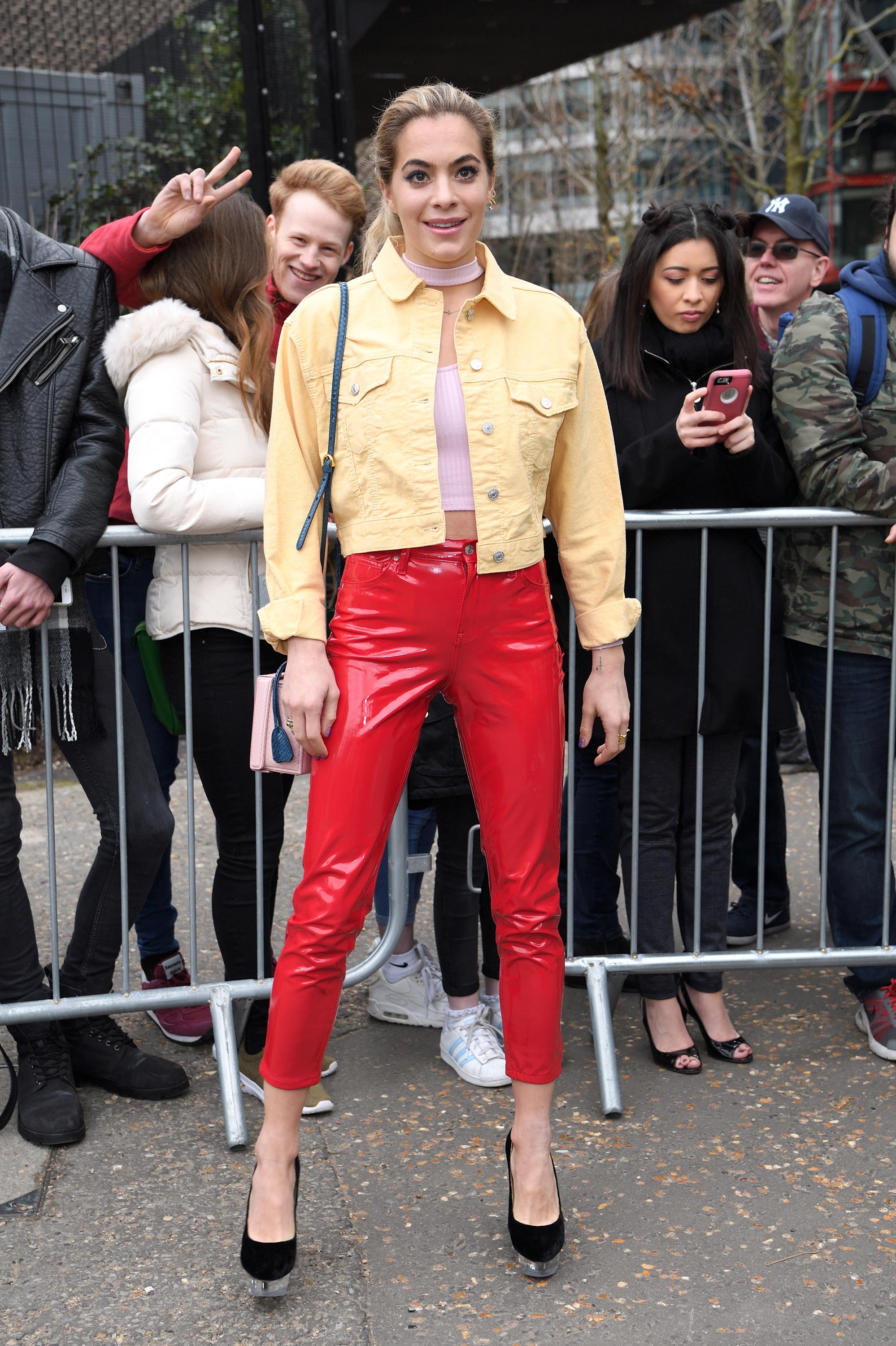 Chelsea Leyland attends Topshop’s London Fashion Week show